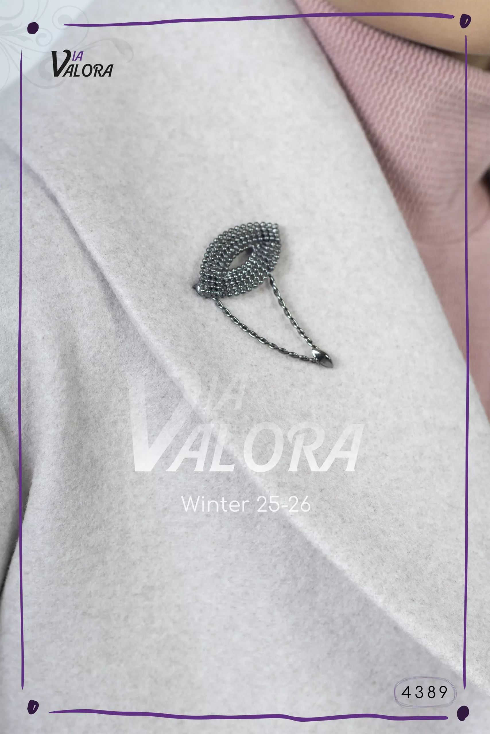 ⁦طقم بناتي 3 قطع – جوخ – طول 80 سم - 4389⁩ - الصورة ⁦5⁩