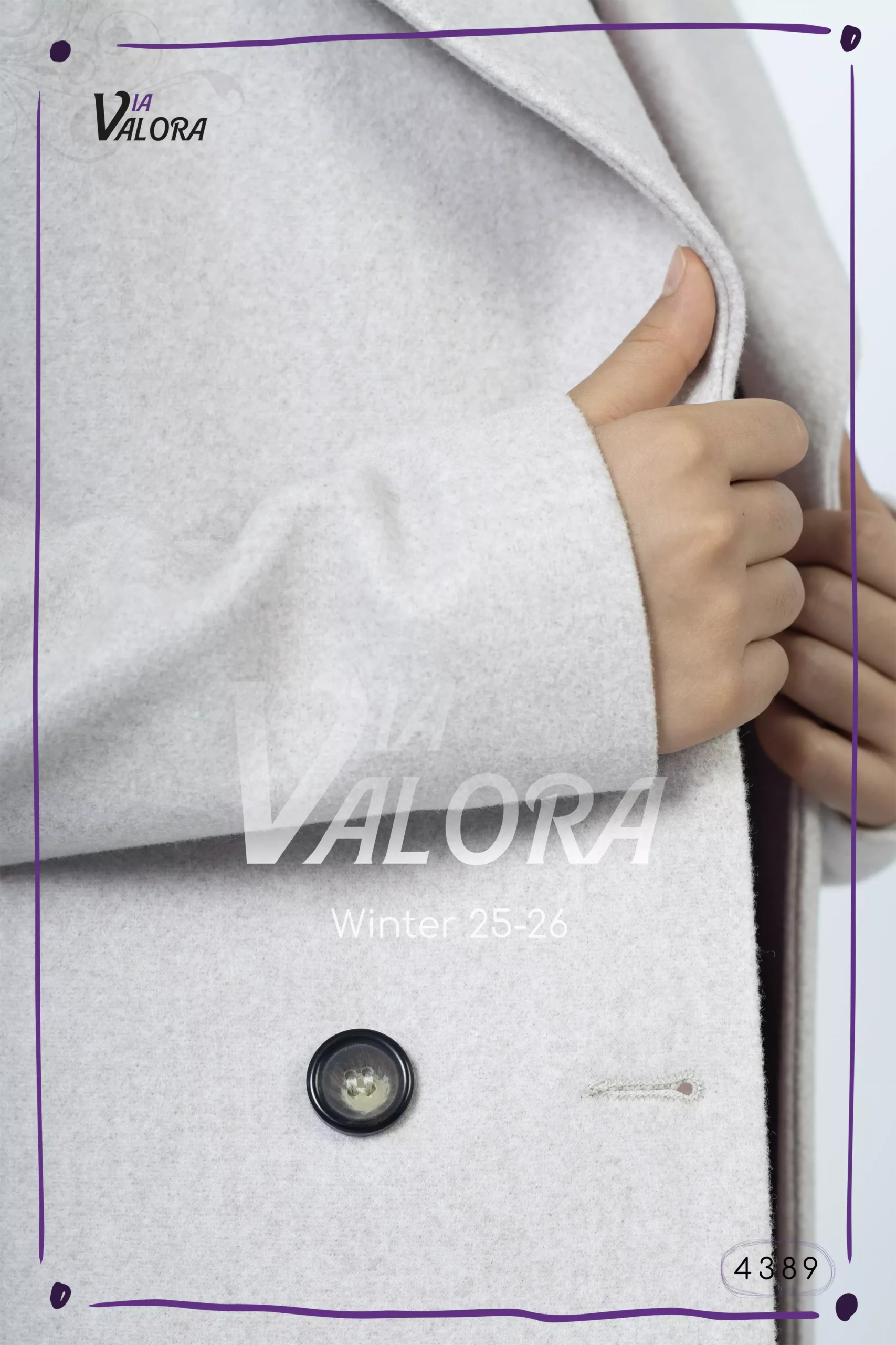 ⁦طقم بناتي 3 قطع – جوخ – طول 80 سم - 4389⁩ - الصورة ⁦4⁩