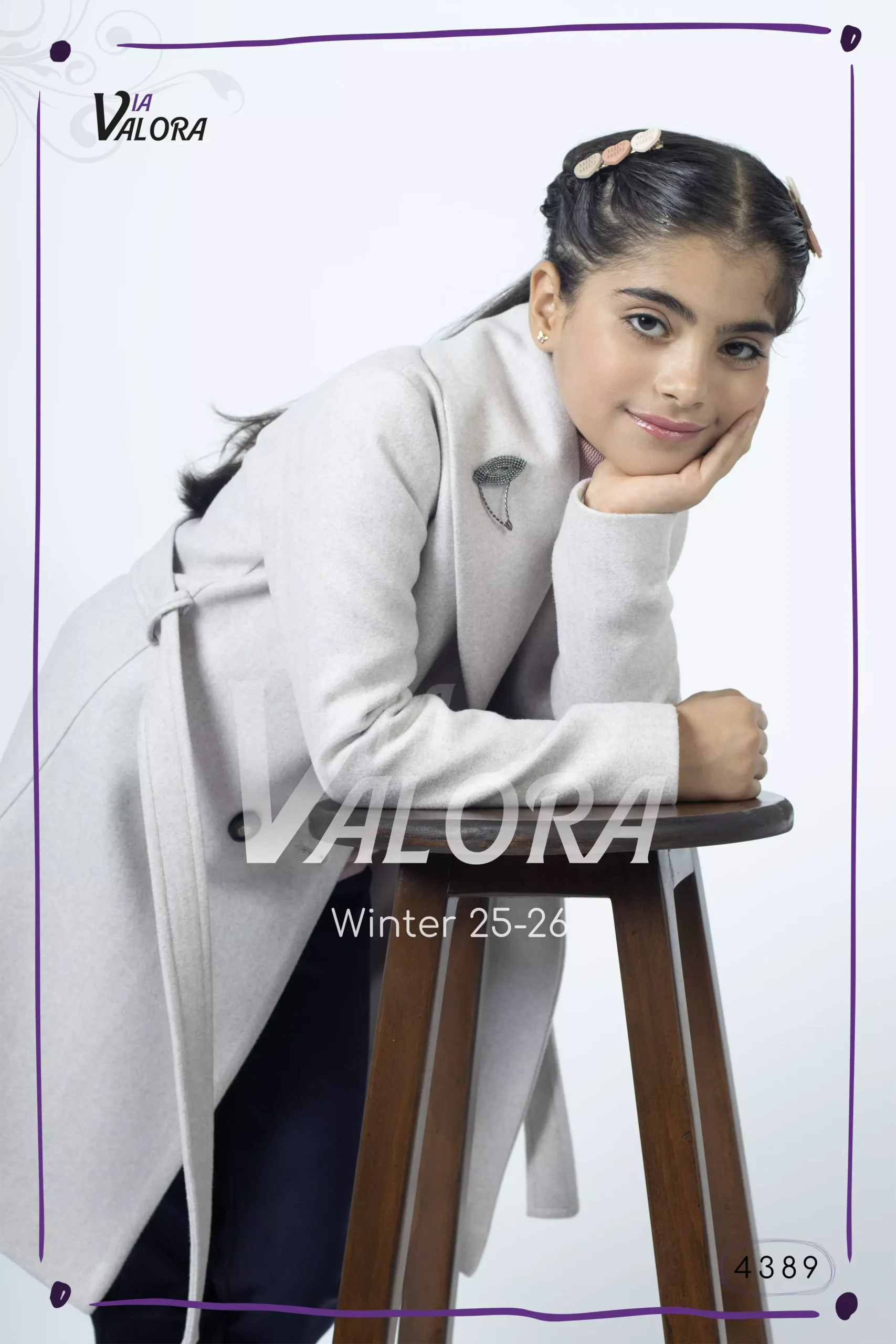 ⁦طقم بناتي 3 قطع – جوخ – طول 80 سم - 4389⁩ - الصورة ⁦8⁩