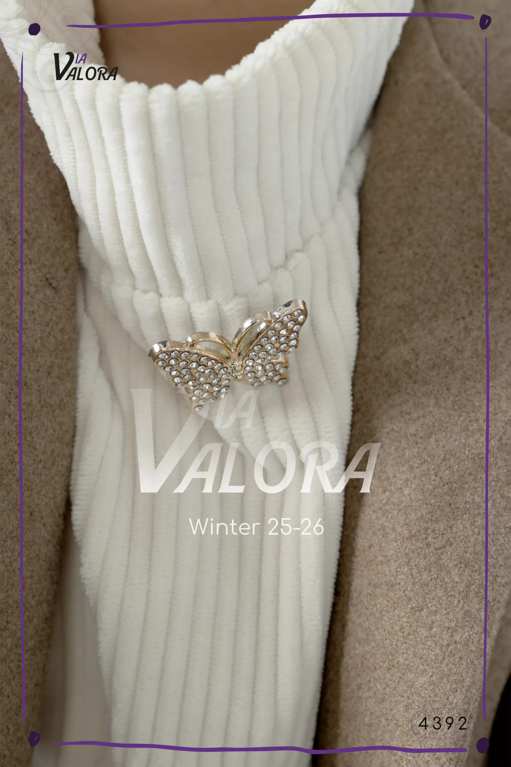 ⁦طقم بناتي 3 قطع – جوخ – طول 80 سم - 4392⁩ - الصورة ⁦3⁩