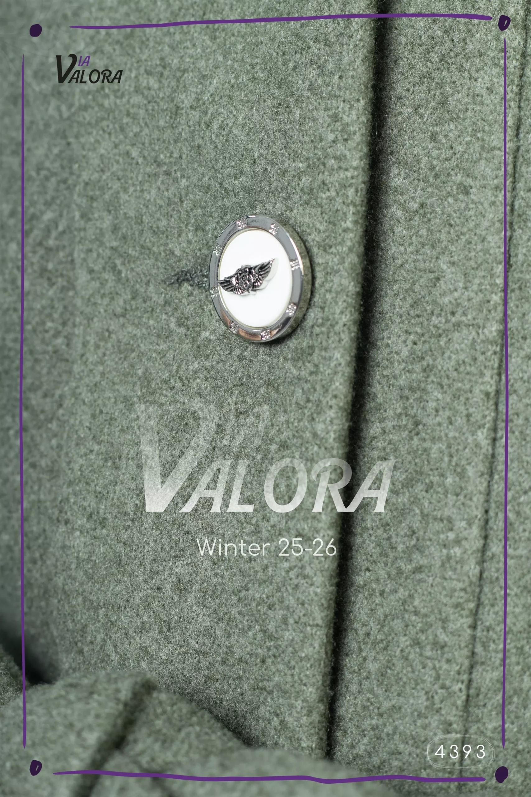 ⁦طقم بناتي 3 قطع – جوخ – طول 80 سم - 4393⁩ - الصورة ⁦4⁩