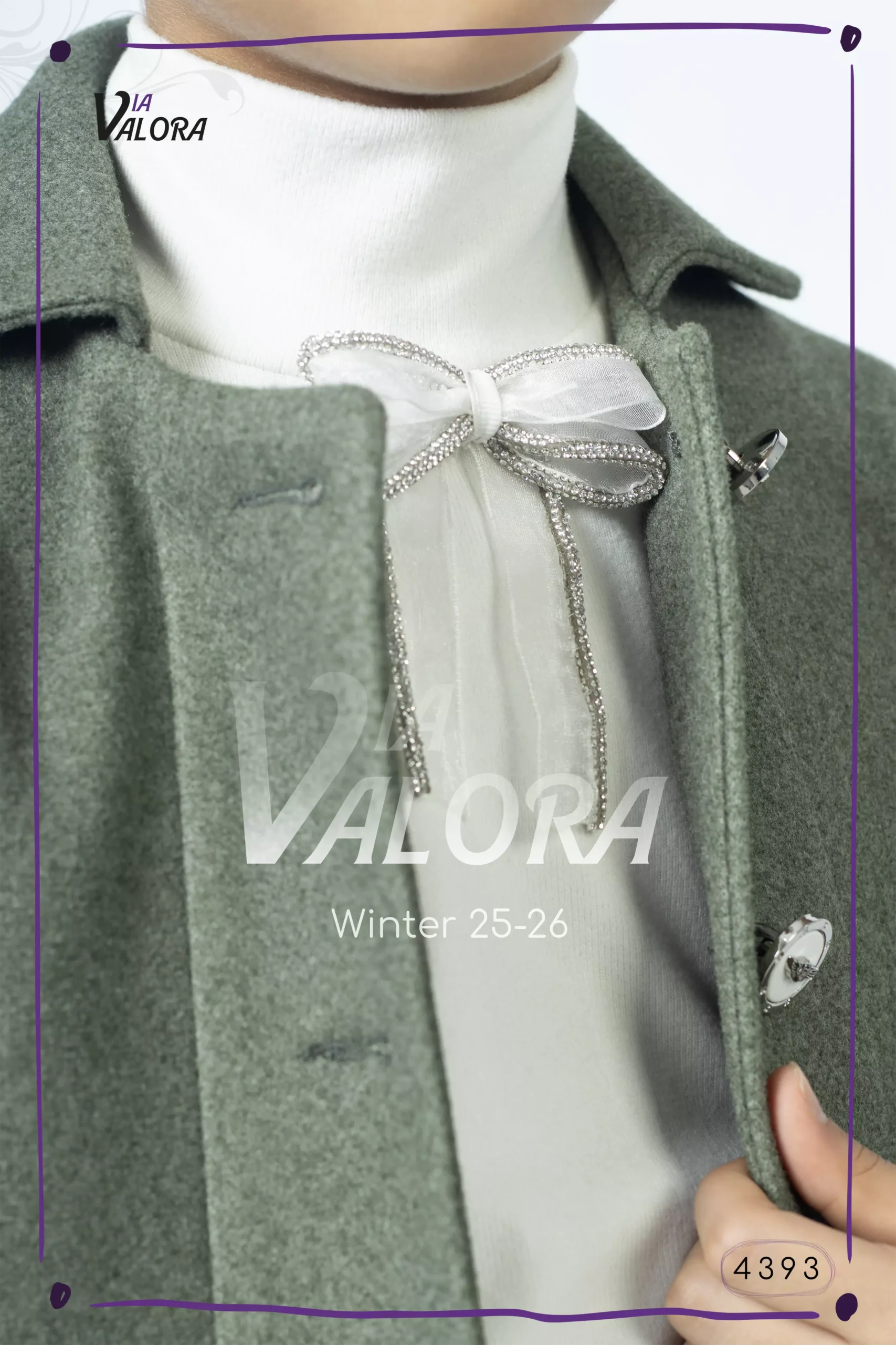 ⁦طقم بناتي 3 قطع – جوخ – طول 80 سم - 4393⁩ - الصورة ⁦6⁩