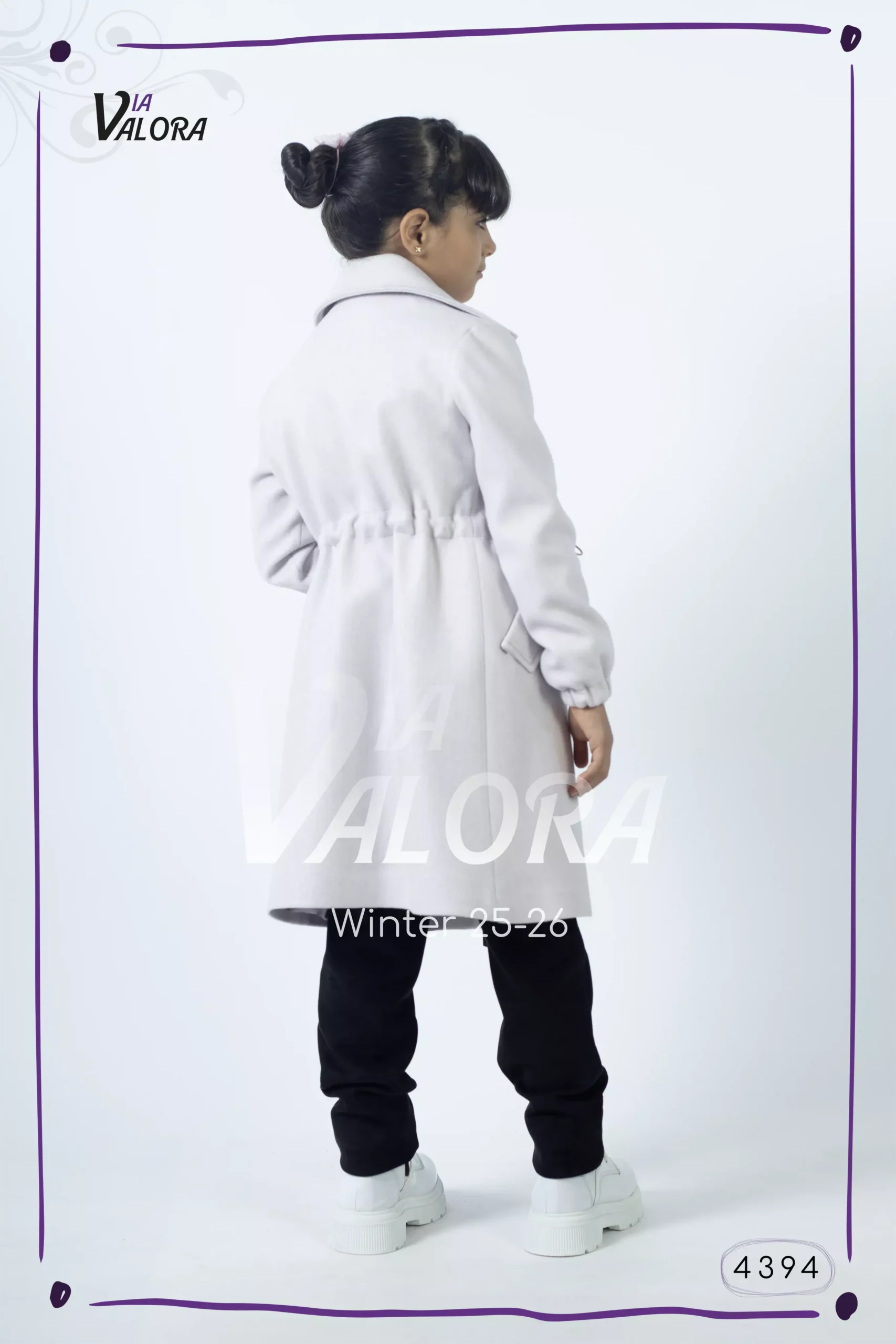 ⁦طقم بناتي 3 قطع – جوخ – طول 80 سم - 4394⁩ - الصورة ⁦2⁩