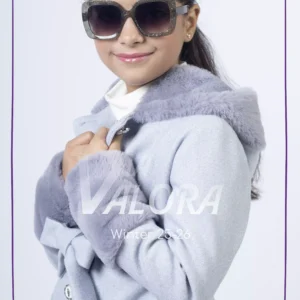 طقم بناتي 3 قطع – جوخ – طول 80 سم - 4395