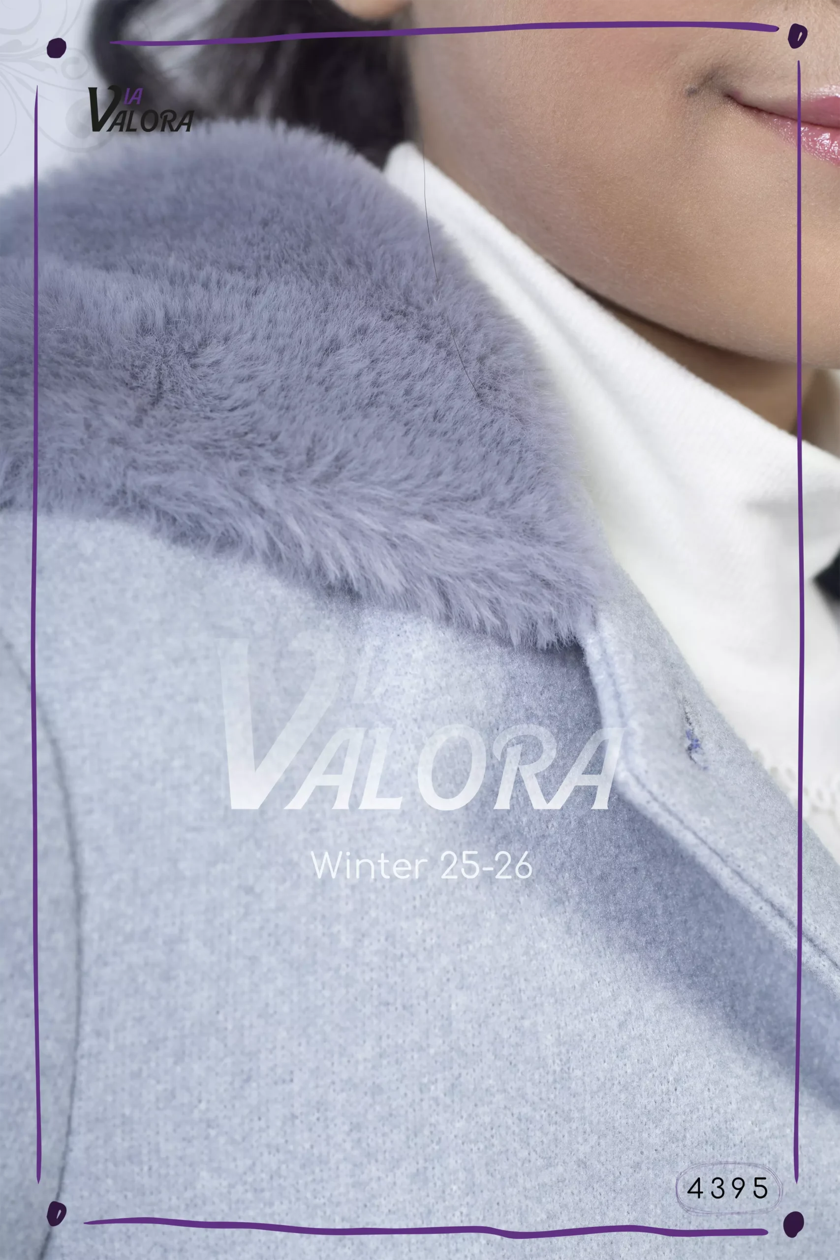 طقم بناتي 3 قطع – جوخ – طول 80 سم - 4395 - الصورة 3