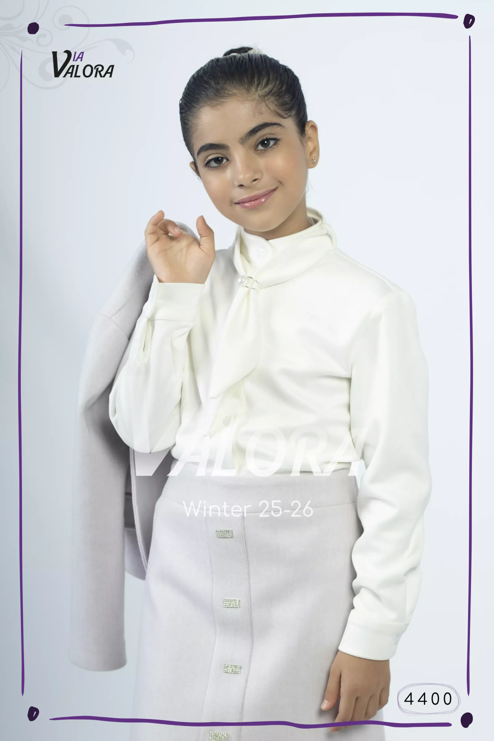 ⁦طقم بناتي 3 قطع – جوخ – طول 45 سم - 4400⁩ - الصورة ⁦9⁩