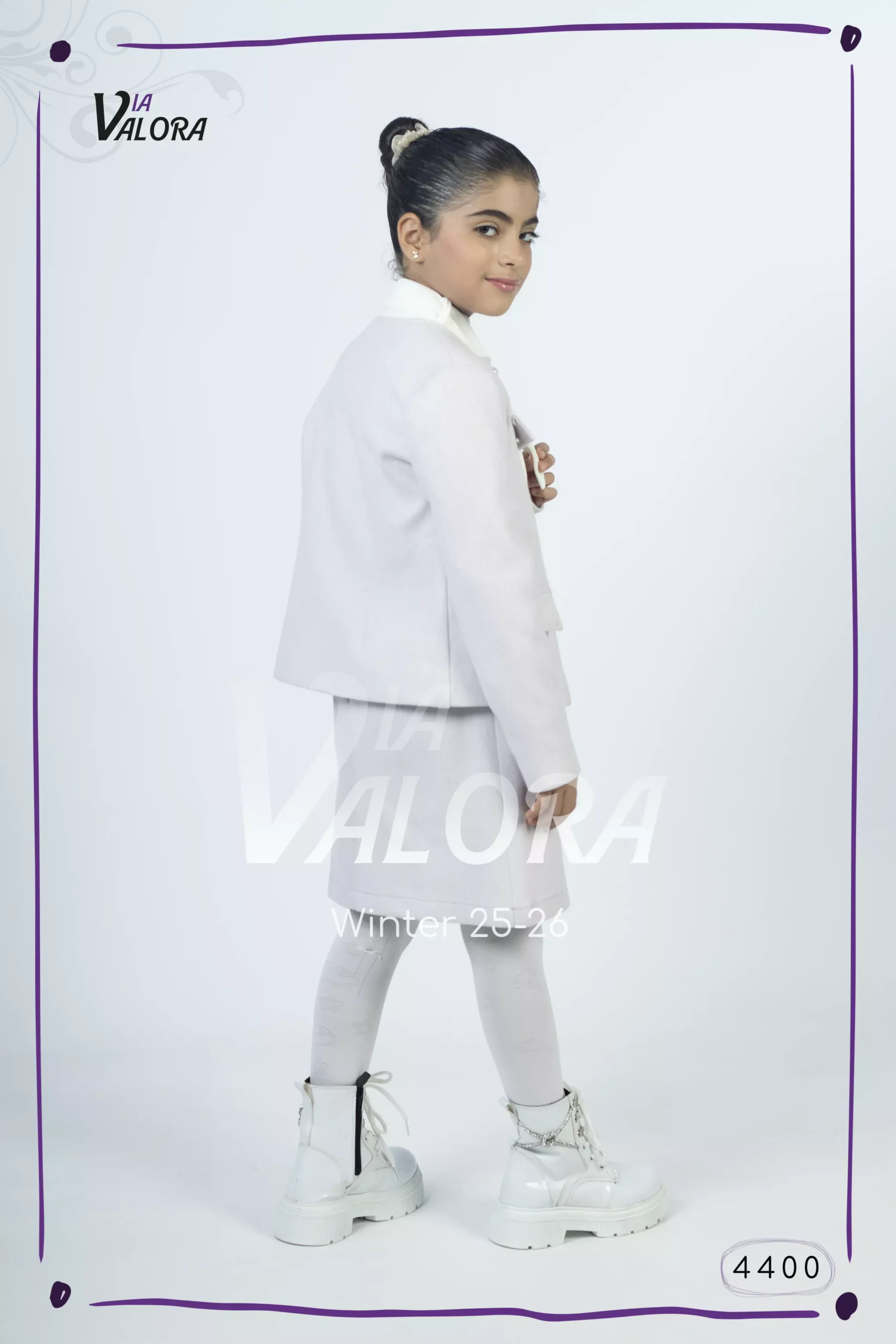 ⁦طقم بناتي 3 قطع – جوخ – طول 45 سم - 4400⁩ - الصورة ⁦5⁩