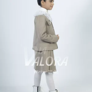 طقم بناتي 3 قطع – جوخ ممزوج – طول 45 سم -4404