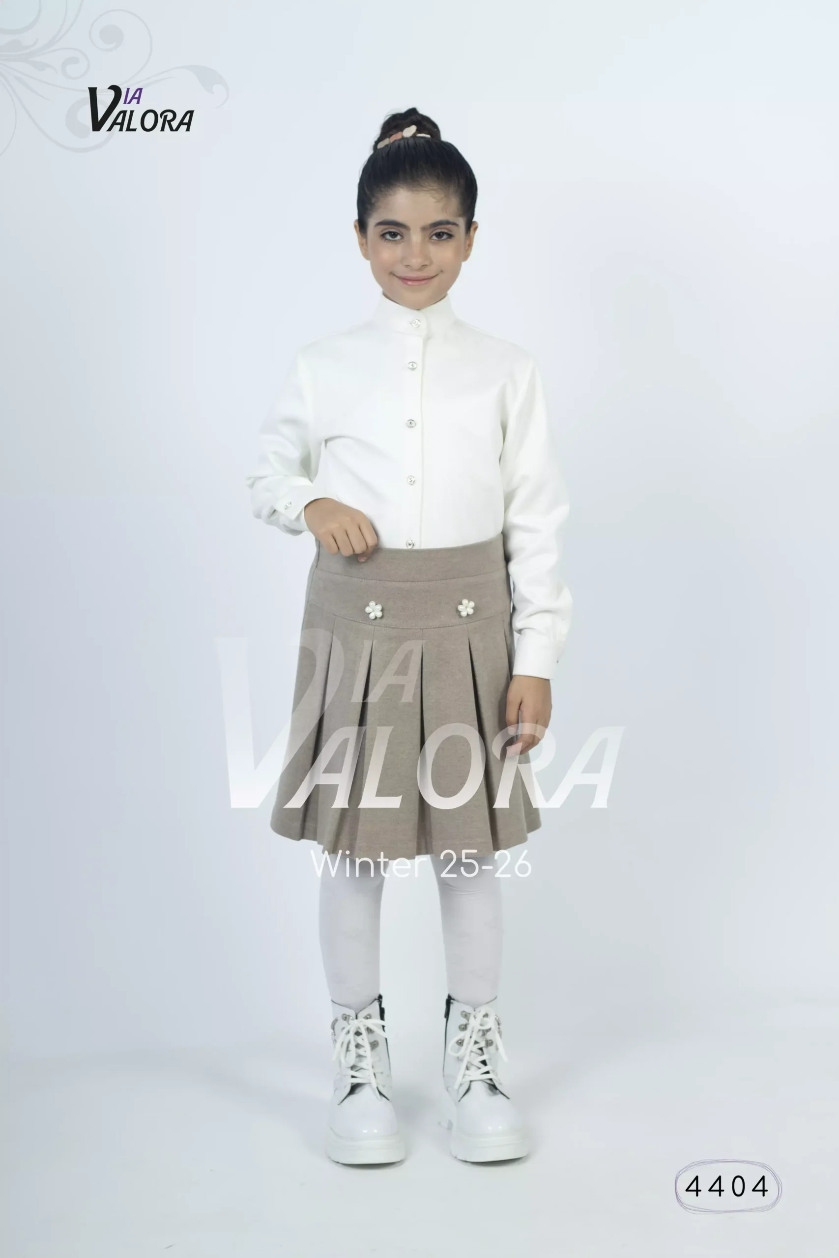 ⁦طقم بناتي 3 قطع – جوخ ممزوج – طول 45 سم -4404⁩ - الصورة ⁦3⁩