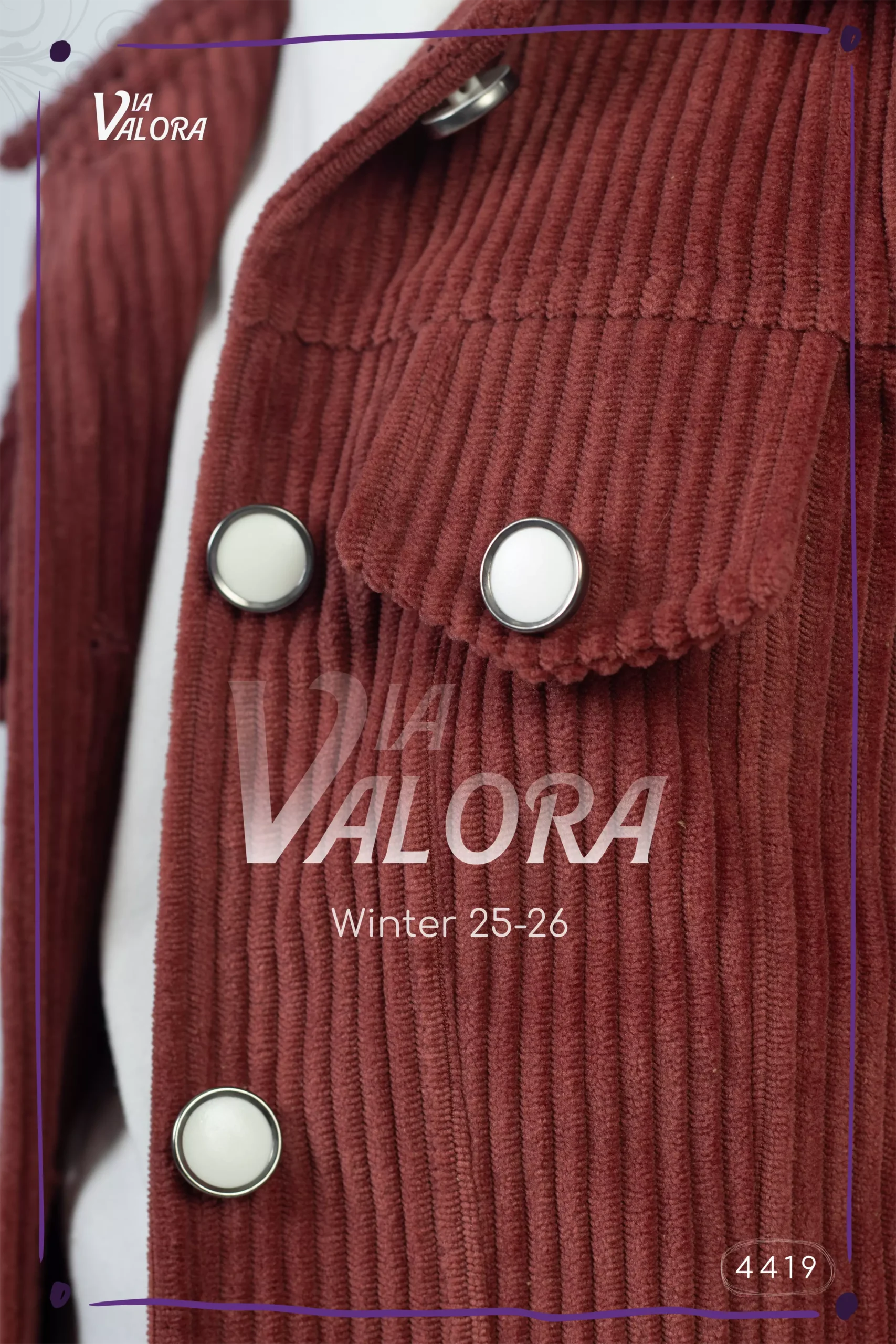 ⁦طقم بناتي 3 قطع – مخمل – طول 45 سم - 4419⁩ - الصورة ⁦6⁩