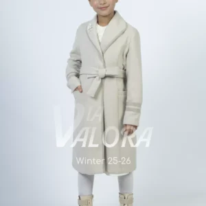 طقم بناتي قطعتين – جوخ ممزوج – طول 80 سم - 4435