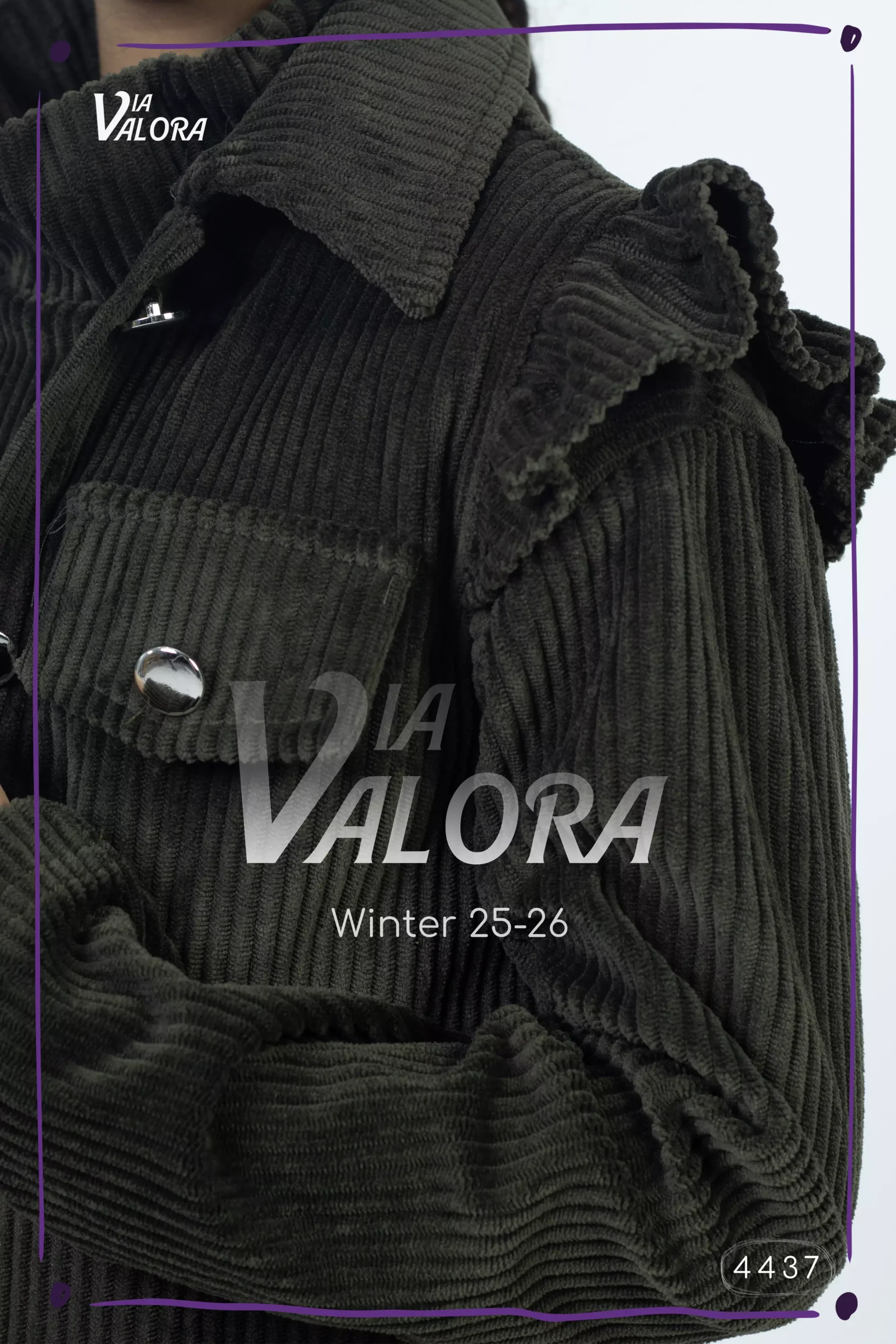 ⁦طقم بناتي 3 قطع – مخمل – طول 45 سم - 4437⁩ - الصورة ⁦2⁩