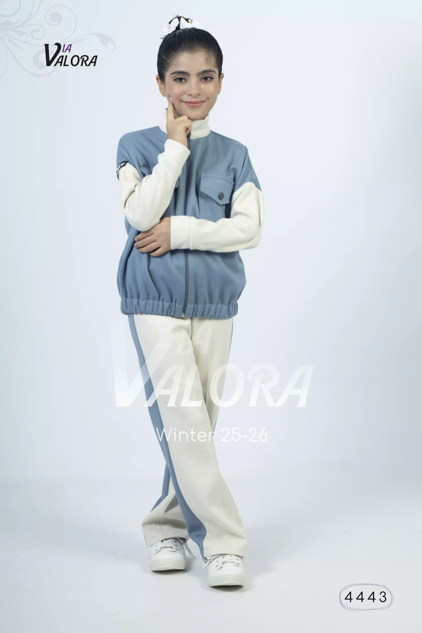 ⁦طقم بناتي قطعتين – جوخ ممزوج – طول 45 سم - 4443⁩ - الصورة ⁦6⁩