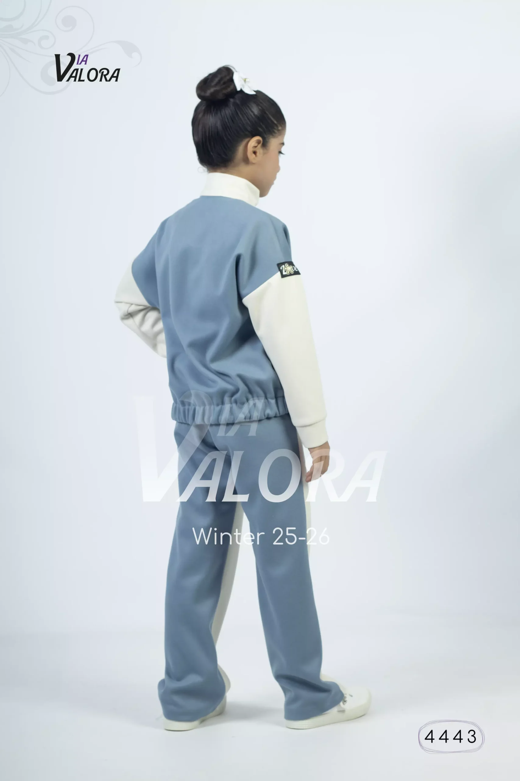 ⁦طقم بناتي قطعتين – جوخ ممزوج – طول 45 سم - 4443⁩ - الصورة ⁦2⁩