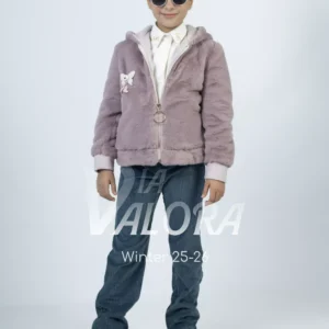 طقم بناتي 3 قطع – فرو – طول 45 سم - 4450