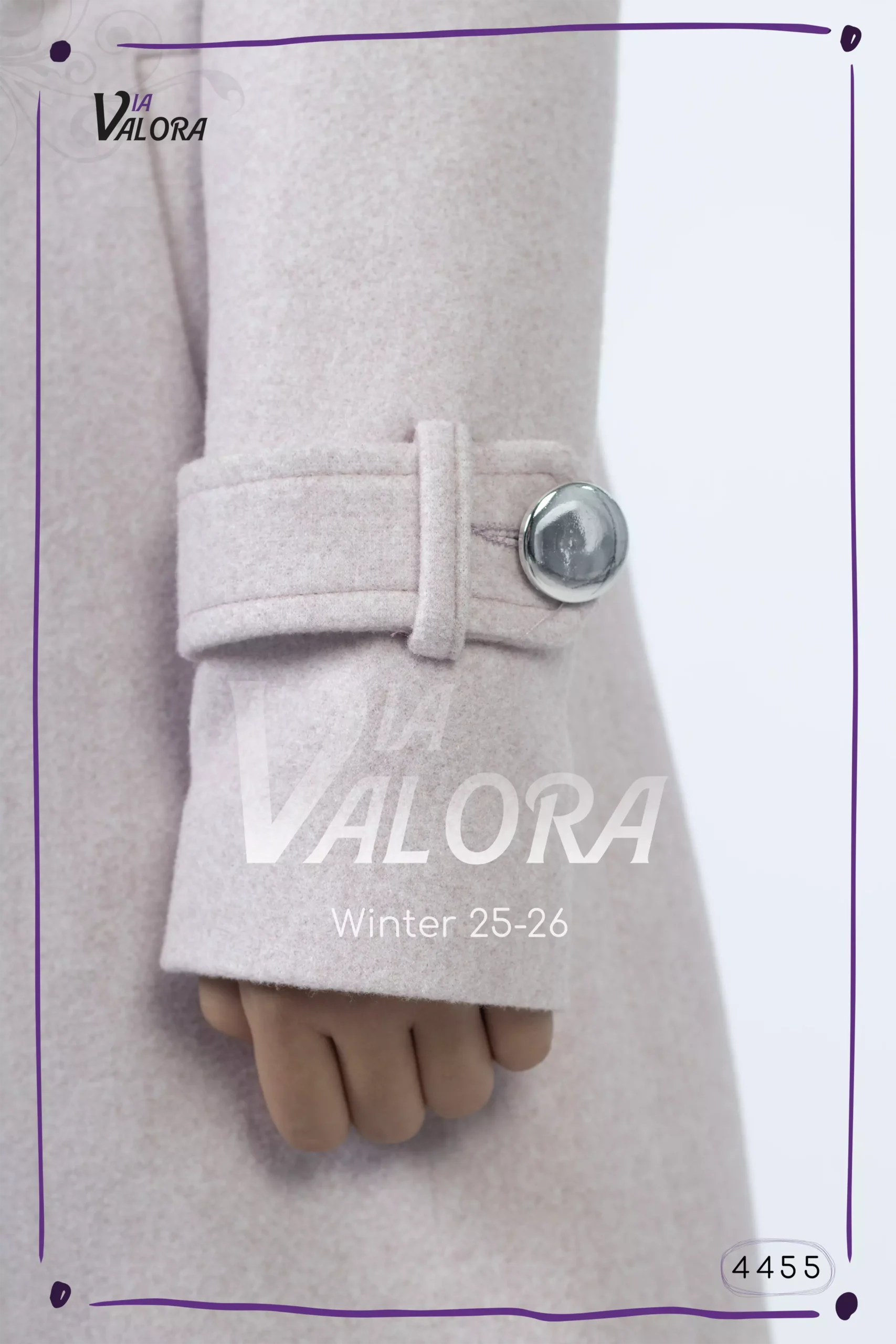 طقم بناتي 3 قطع – جوخ – طول 80 سم - 4455 - الصورة 6