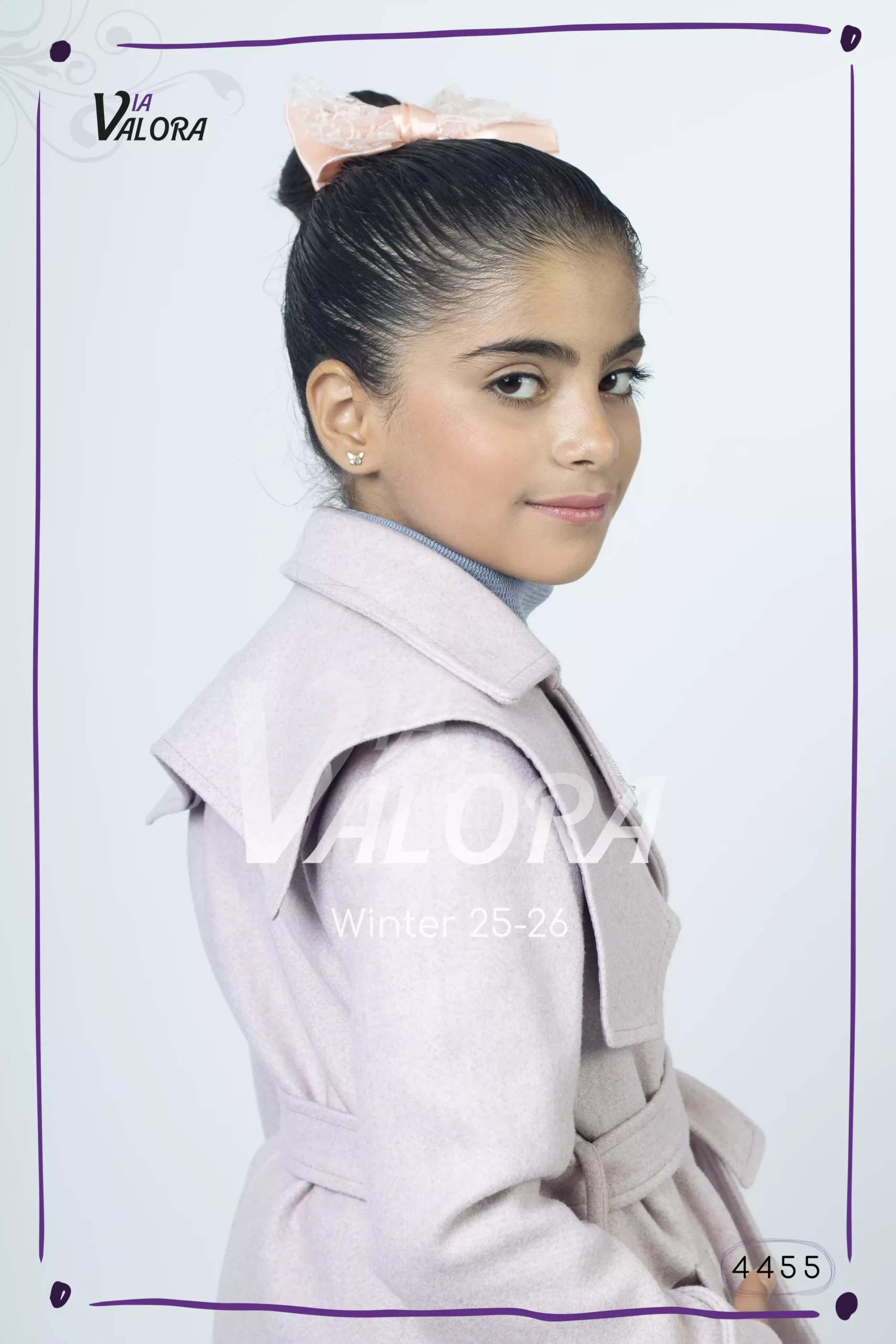 طقم بناتي 3 قطع – جوخ – طول 80 سم - 4455 - الصورة 4