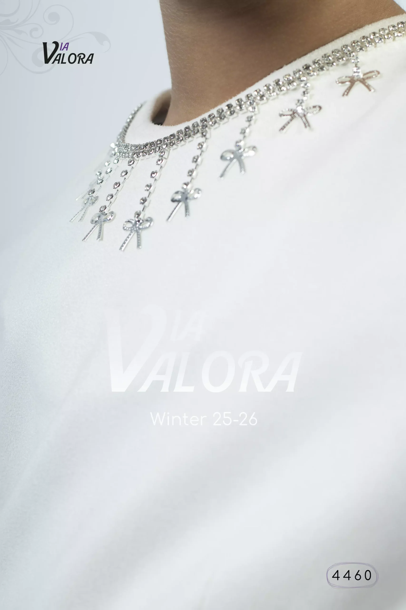 ⁦طقم بناتي قطعتين – سويد مخمل – طول 45 سم - 4460⁩ - الصورة ⁦7⁩