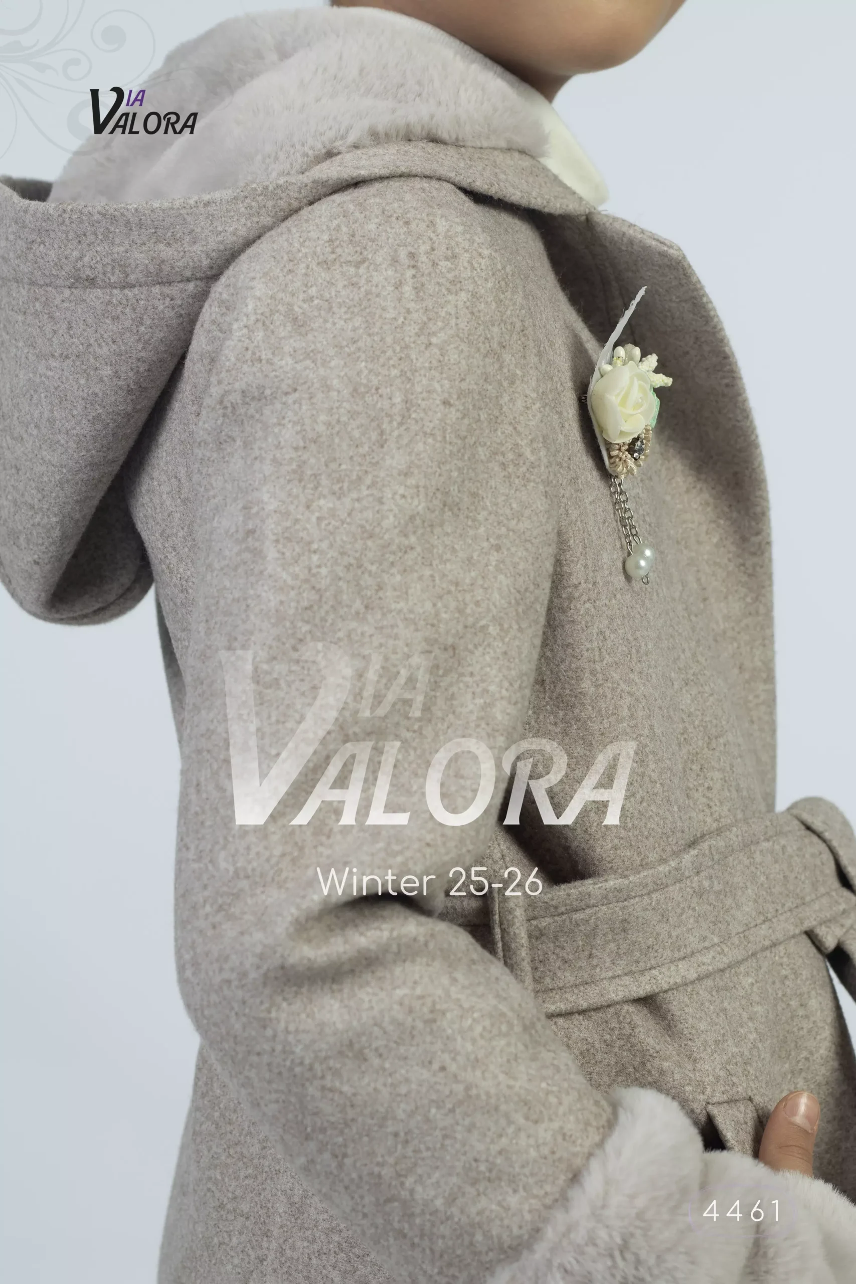 ⁦طقم بناتي 3 قطع – جوخ – طول 60 سم - 4461⁩ - الصورة ⁦5⁩