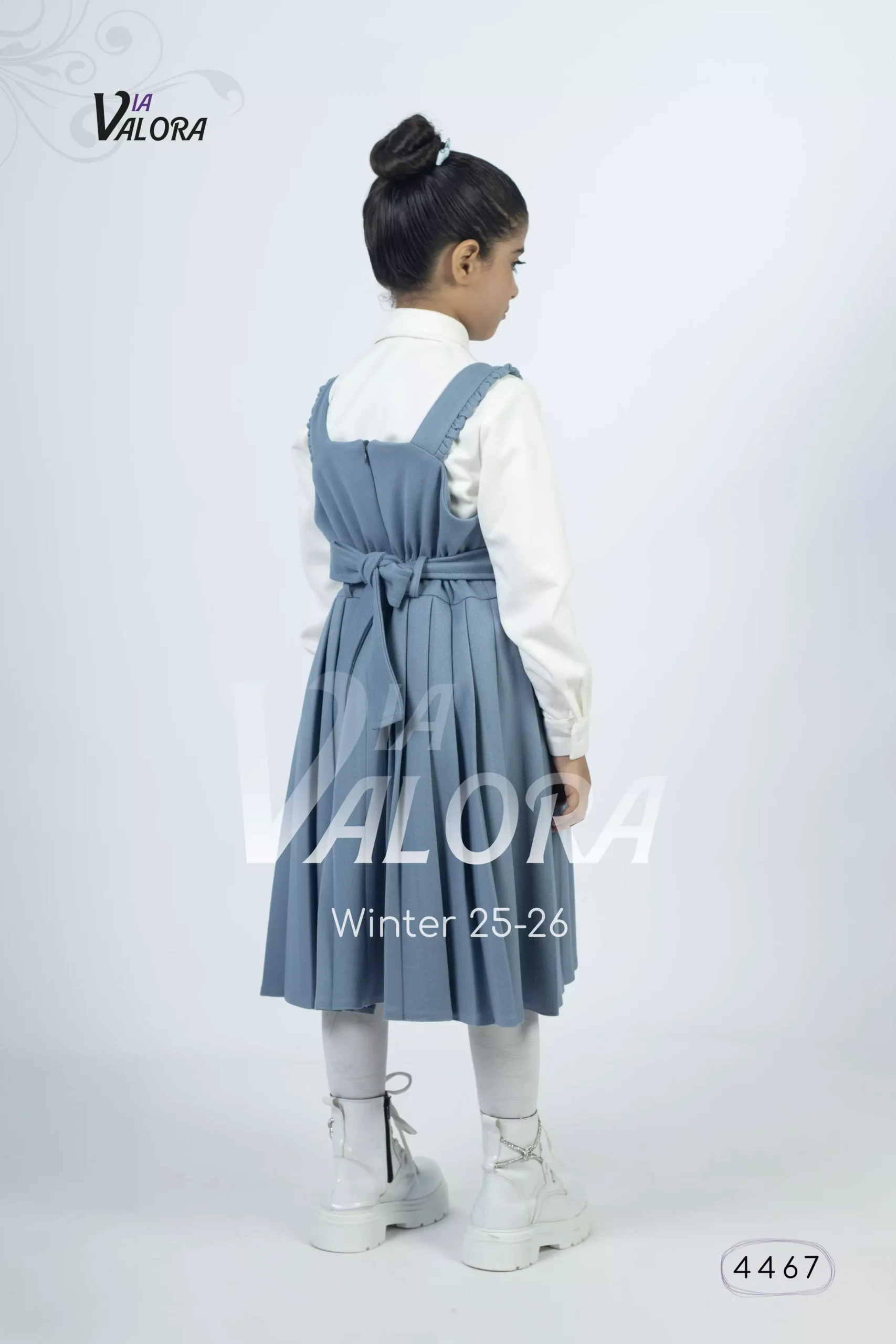 ⁦طقم بناتي قطعتين – جوخ ممزوج – طول 80 سم -4467⁩ - الصورة ⁦5⁩