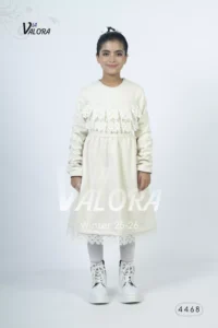 فستان بناتي – جوخ ممزوج – طول 80 سم – 4468