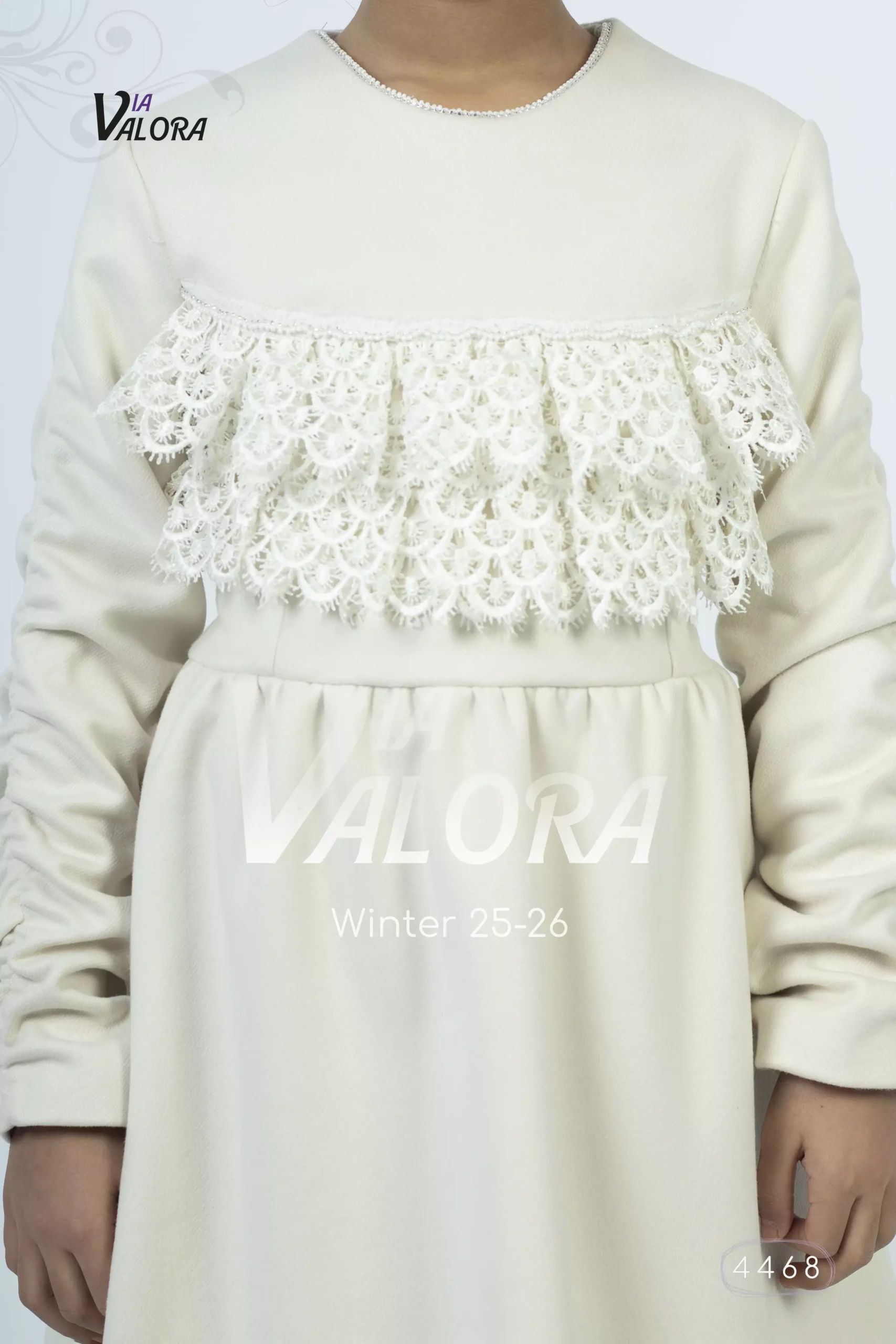 ⁦فستان بناتي – جوخ ممزوج – طول 80 سم - 4468⁩ - الصورة ⁦7⁩