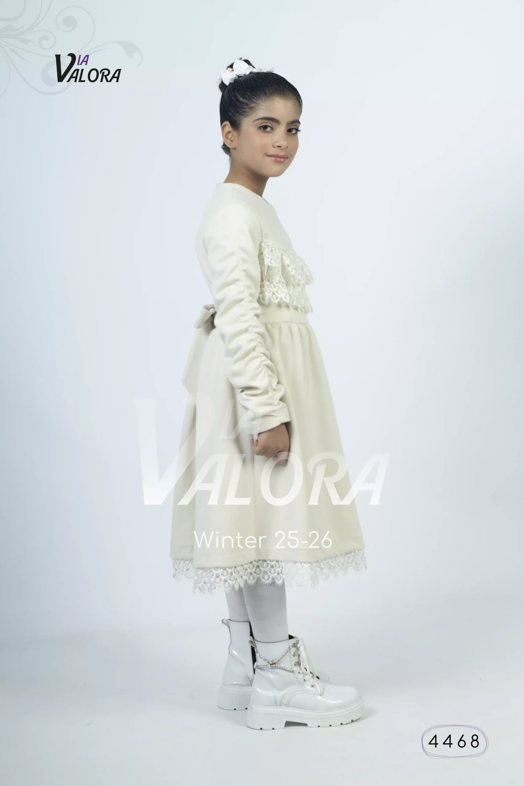 ⁦فستان بناتي – جوخ ممزوج – طول 80 سم - 4468⁩ - الصورة ⁦6⁩