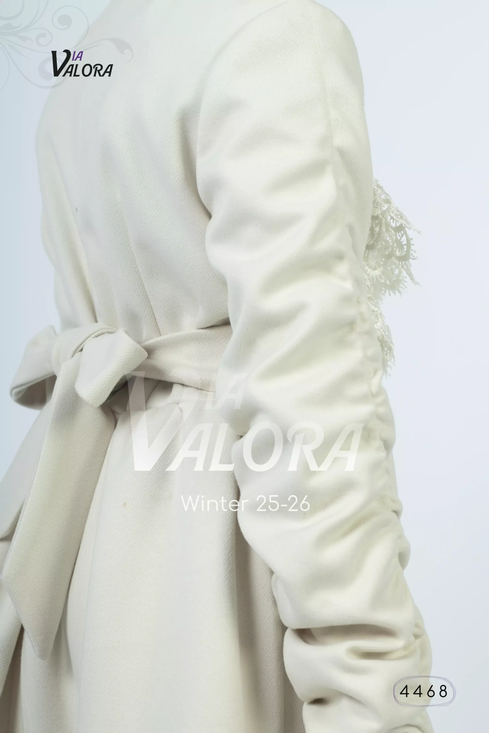 ⁦فستان بناتي – جوخ ممزوج – طول 80 سم - 4468⁩ - الصورة ⁦4⁩