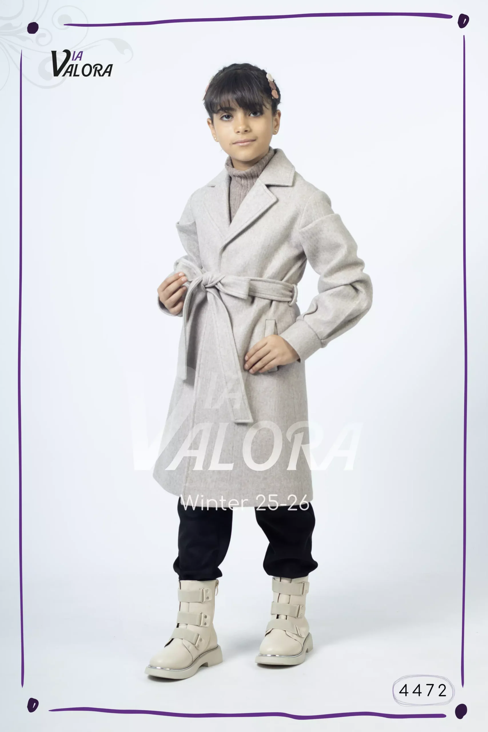 ⁦طقم بناتي 3 قطع – جوخ – طول 80 سم - 4472⁩ - الصورة ⁦8⁩