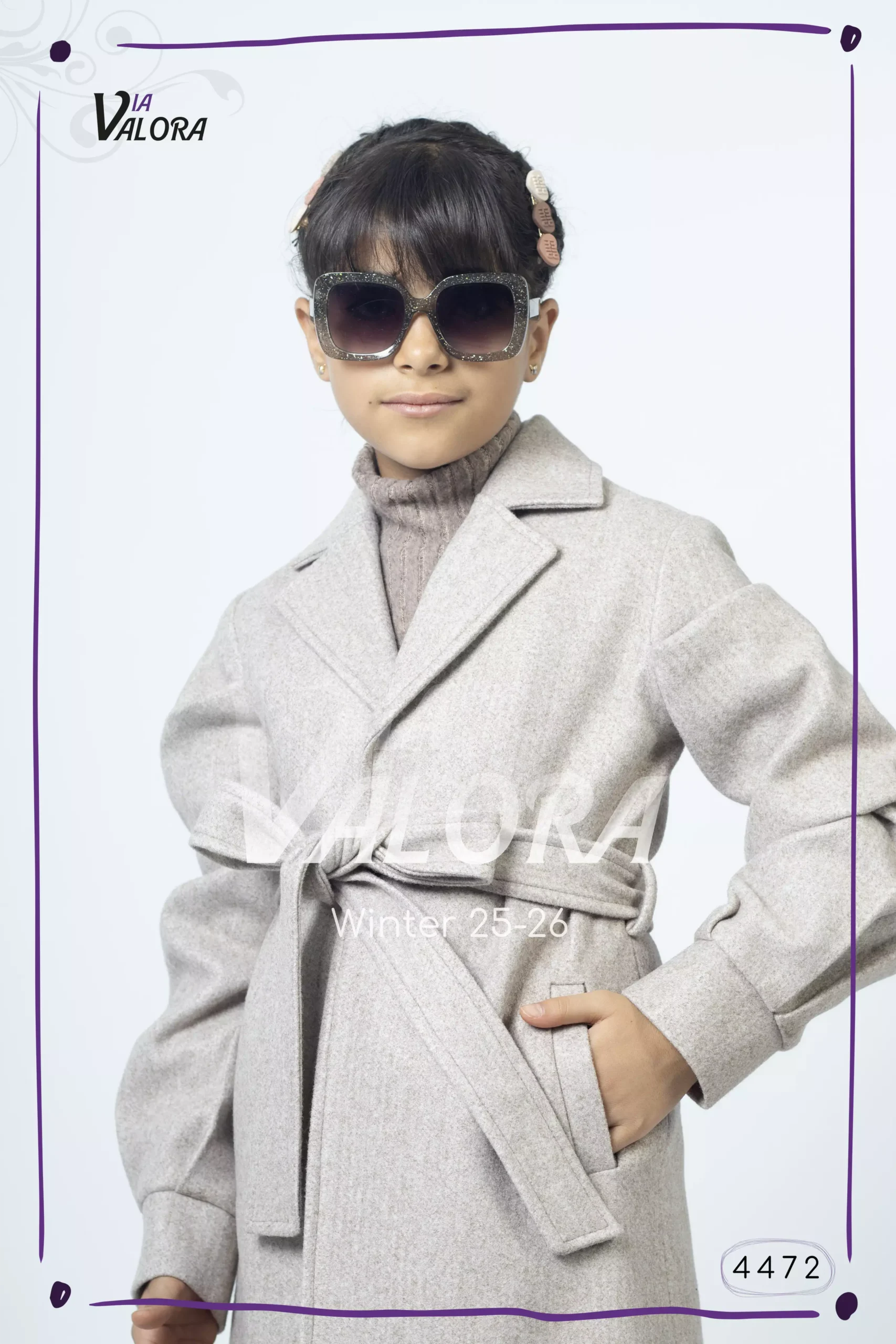 ⁦طقم بناتي 3 قطع – جوخ – طول 80 سم - 4472⁩ - الصورة ⁦7⁩