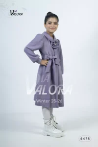 فستان بناتي – سويد مخمل – طول 80 سم – 4478