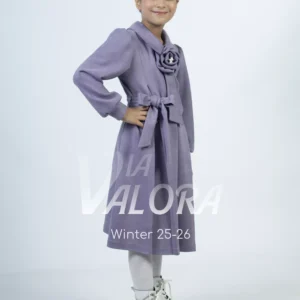 فستان بناتي – سويد مخمل – طول 80 سم - 4478