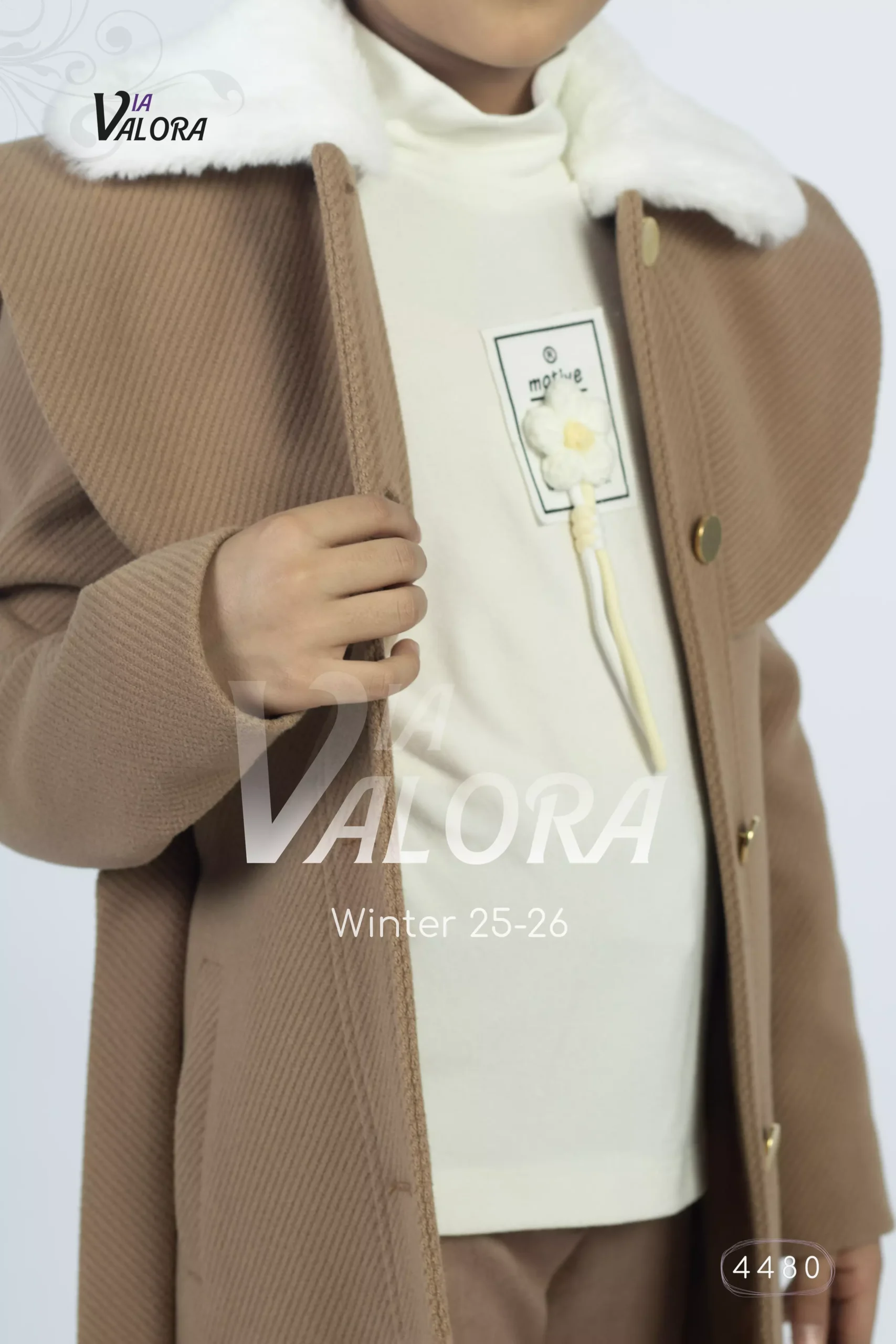 ⁦طقم بناتي 3 قطع – جوخ – طول 80 سم - 4480⁩ - الصورة ⁦8⁩