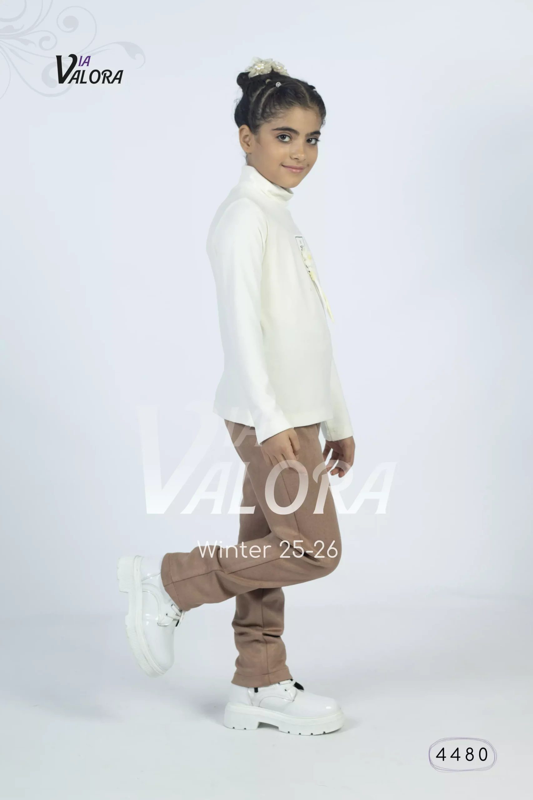 ⁦طقم بناتي 3 قطع – جوخ – طول 80 سم - 4480⁩ - الصورة ⁦9⁩