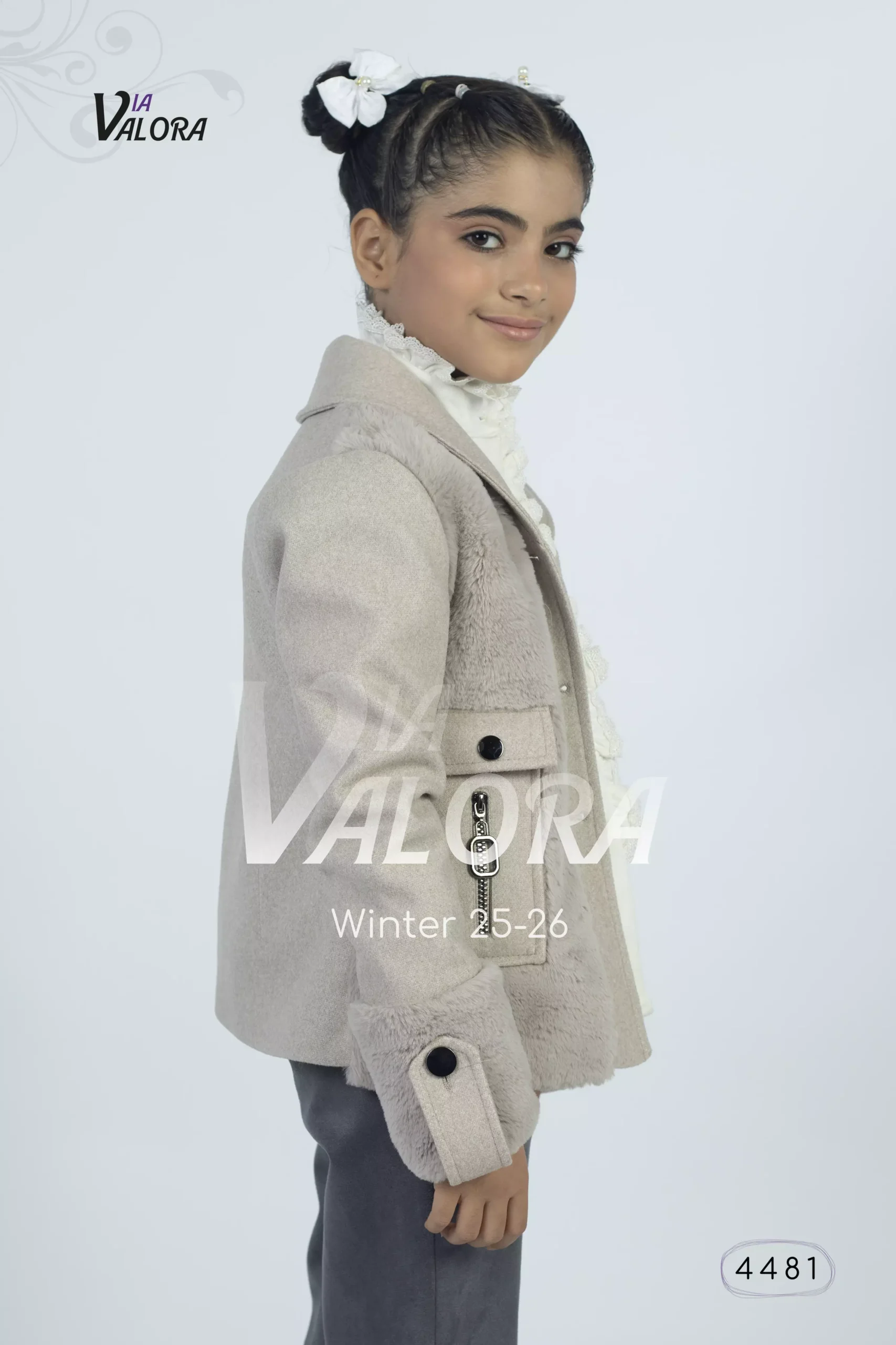 ⁦طقم بناتي 3 قطع – جوخ – طول 45 سم - 4481⁩ - الصورة ⁦9⁩