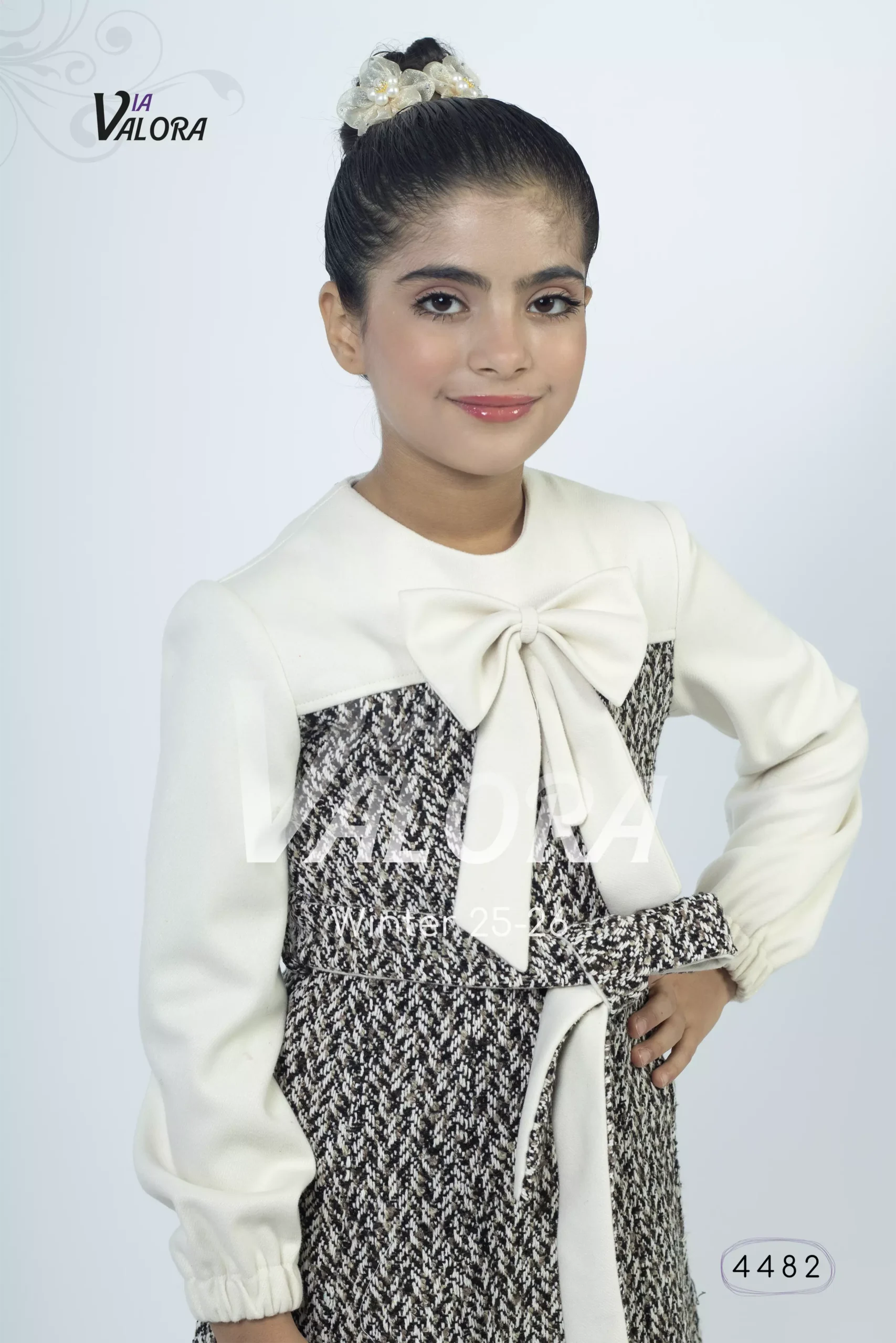 ⁦فستان بناتي – جوخ ممزوج – طول 80 سم - 4482⁩ - الصورة ⁦7⁩