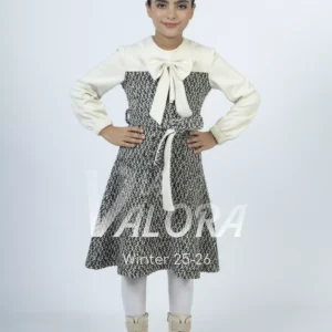 فستان بناتي – جوخ ممزوج – طول 80 سم - 4482