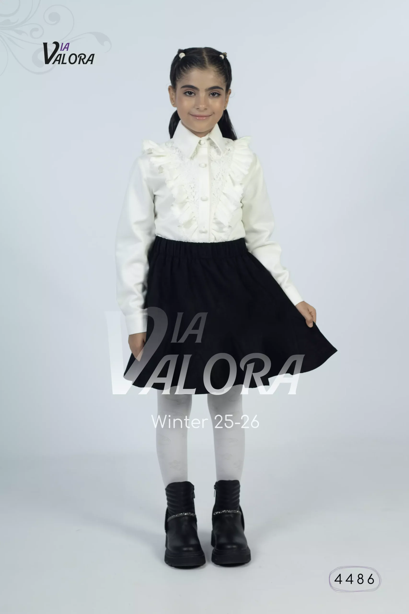 ⁦طقم بناتي 3 قطع – فرو – طول 45 سم - 4486⁩ - الصورة ⁦4⁩