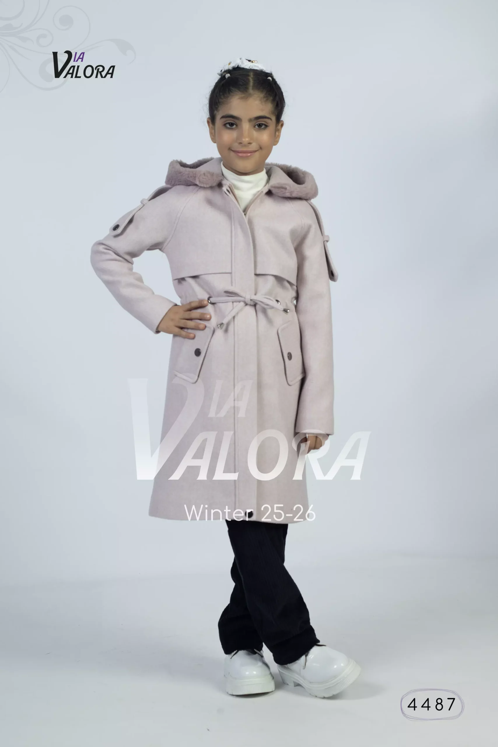 ⁦طقم بناتي 3 قطع – جوخ – طول 80 سم - 4487⁩ - الصورة ⁦5⁩