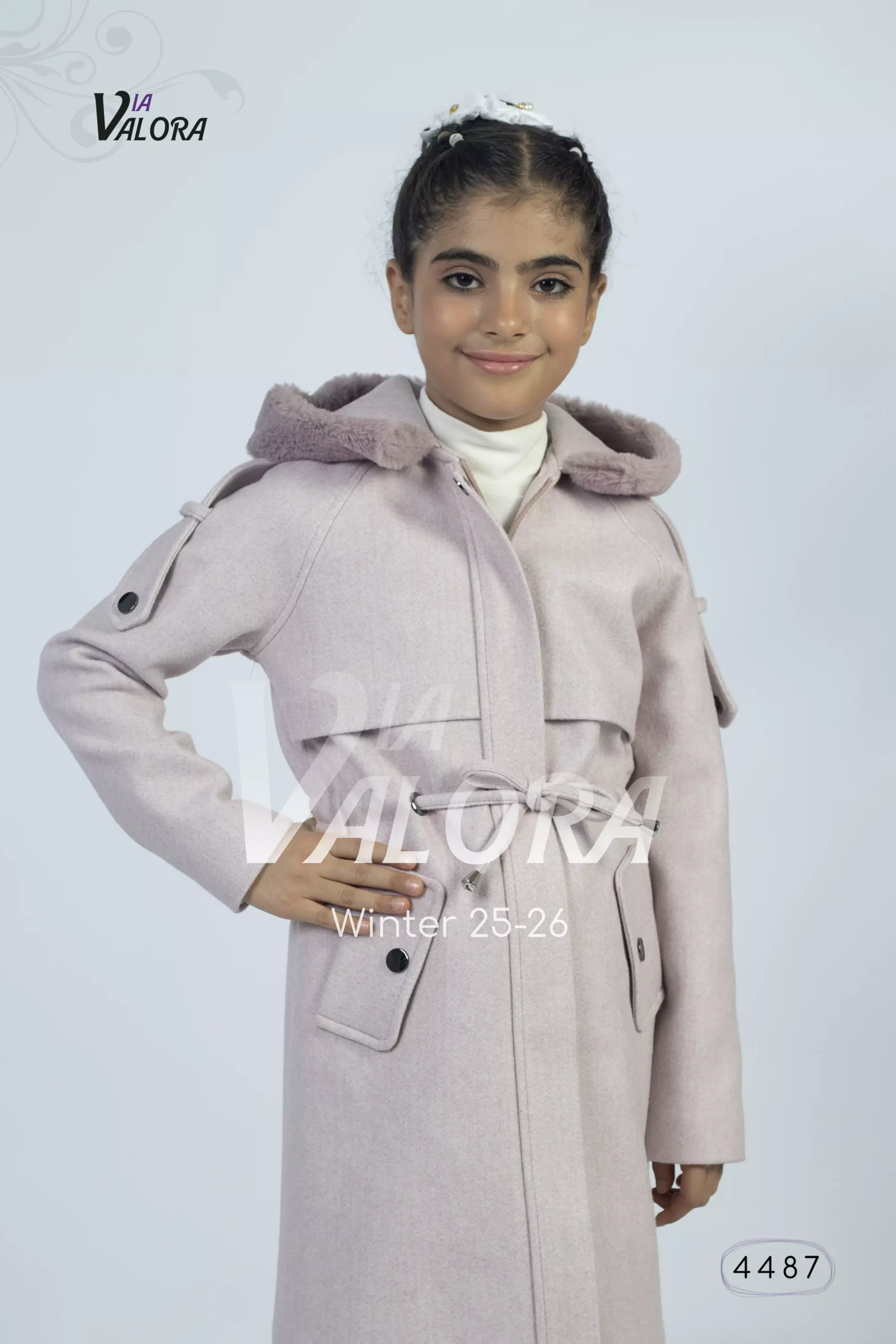 ⁦طقم بناتي 3 قطع – جوخ – طول 80 سم - 4487⁩ - الصورة ⁦6⁩