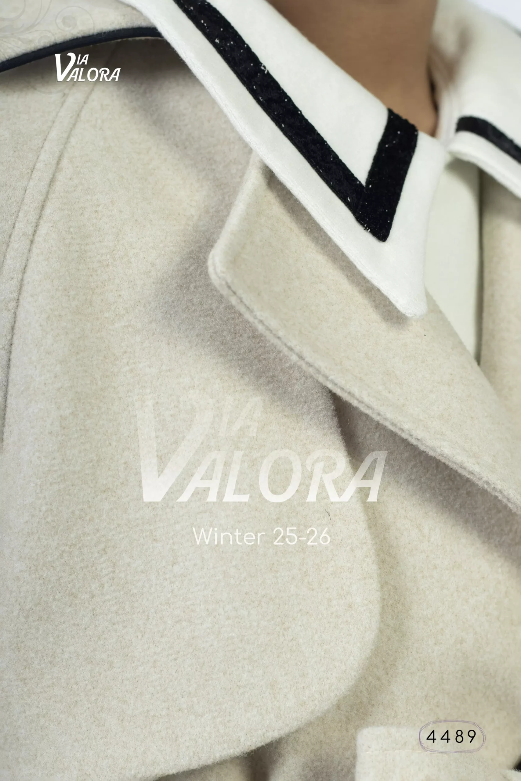 ⁦طقم بناتي قطعتين – جوخ ممزوج – طول 80 سم - 4489⁩ - الصورة ⁦10⁩