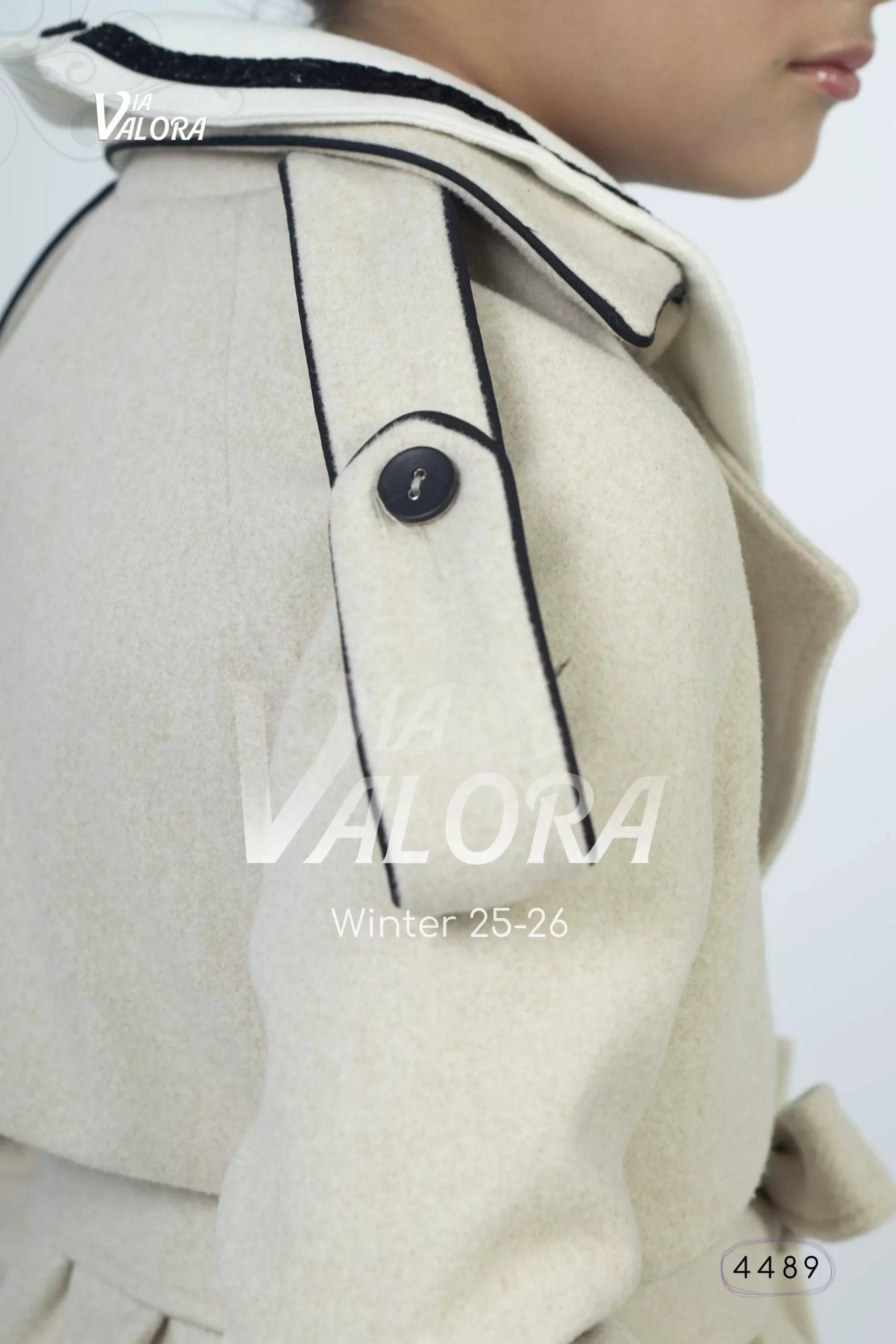 ⁦طقم بناتي قطعتين – جوخ ممزوج – طول 80 سم - 4489⁩ - الصورة ⁦7⁩