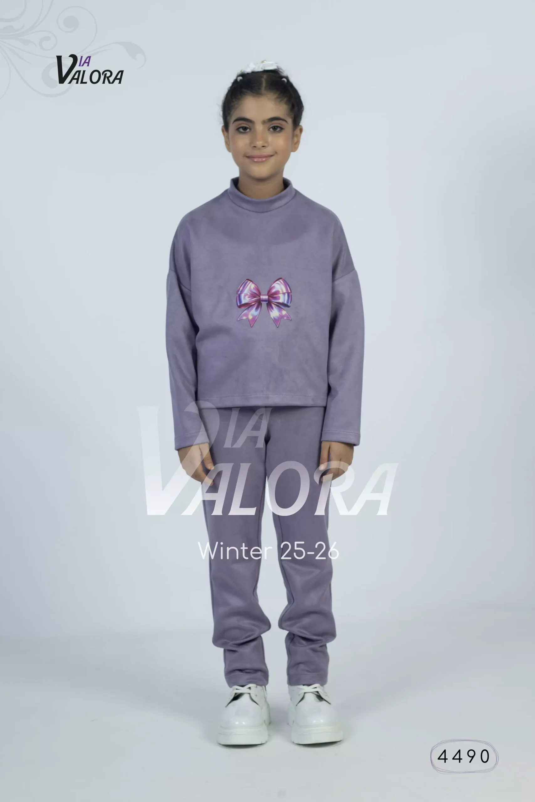 ⁦طقم بناتي 3 قطع – جوخ – طول 80 سم - 4490⁩ - الصورة ⁦5⁩