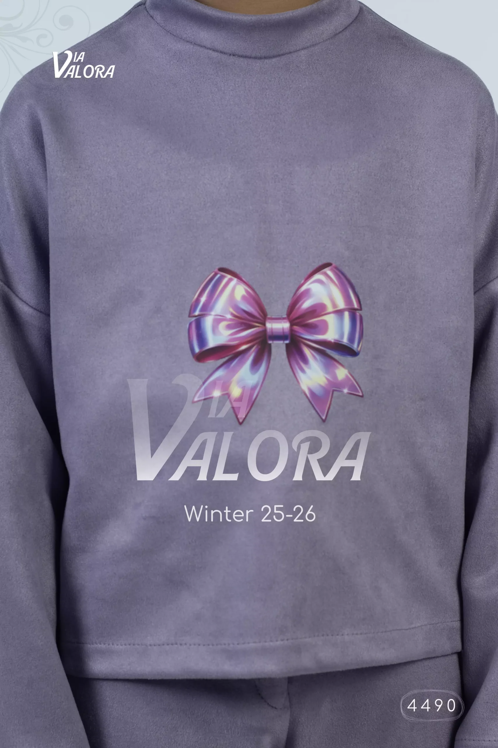 ⁦طقم بناتي 3 قطع – جوخ – طول 80 سم - 4490⁩ - الصورة ⁦3⁩