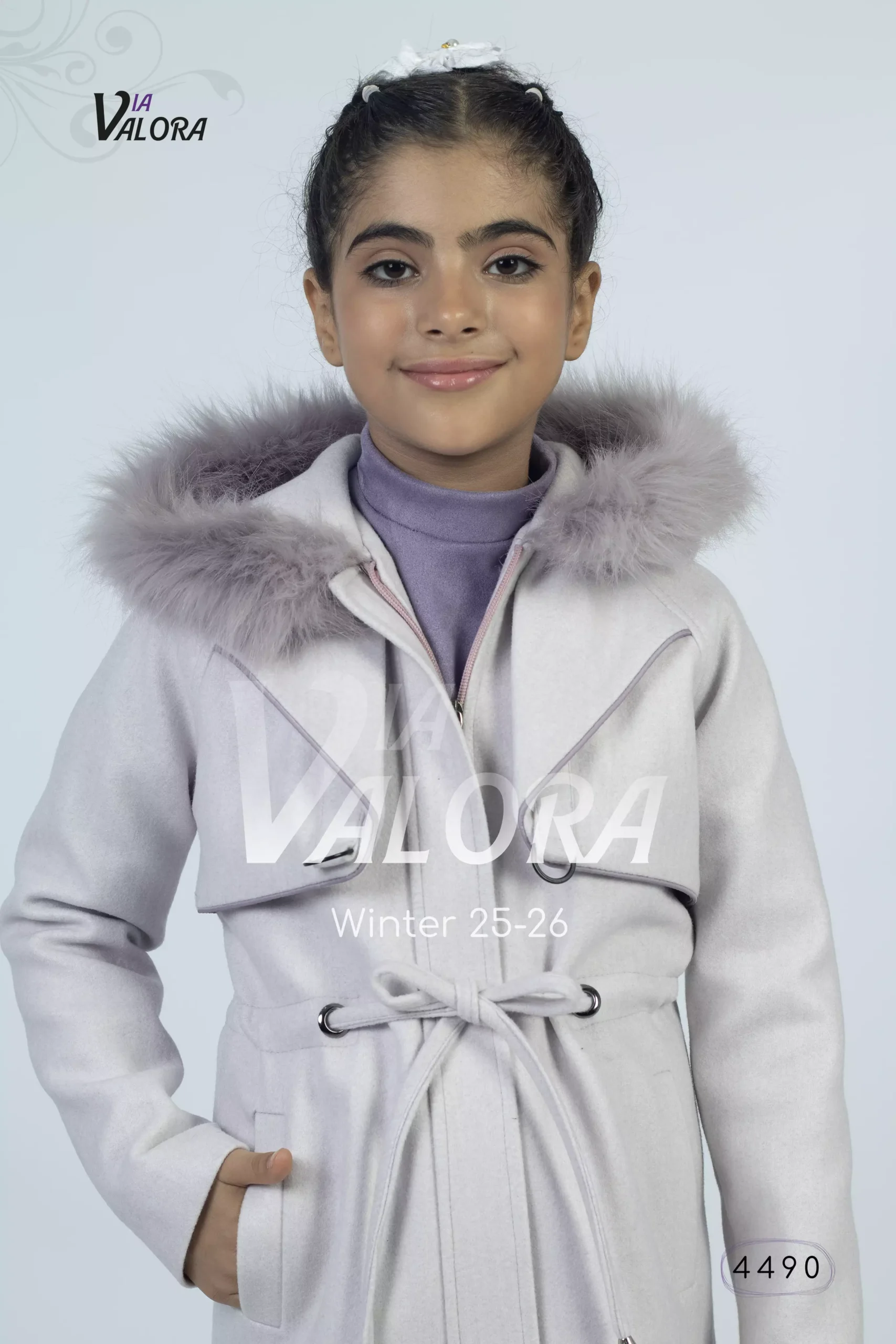 ⁦طقم بناتي 3 قطع – جوخ – طول 80 سم - 4490⁩ - الصورة ⁦10⁩