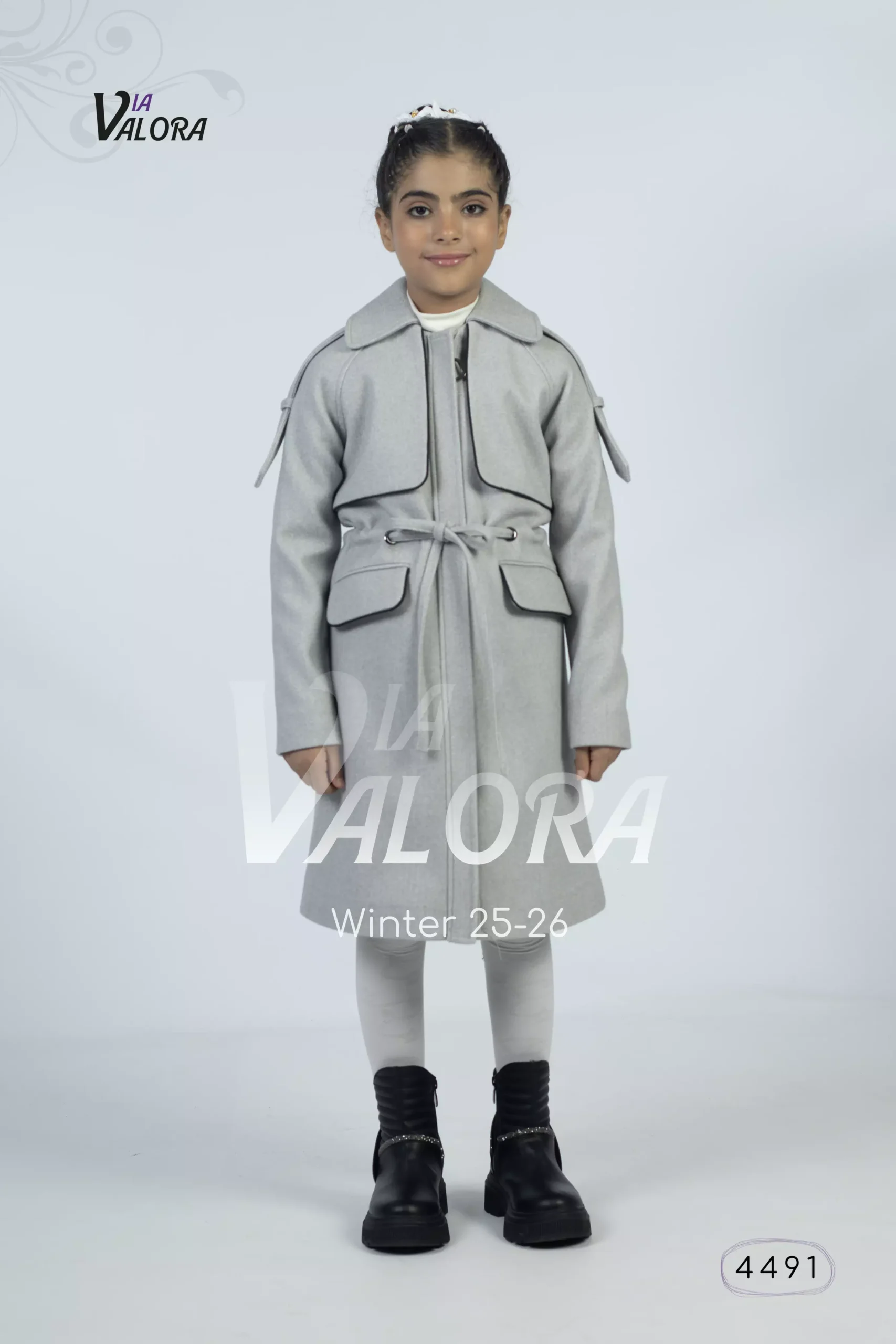 ⁦طقم بناتي 3 قطع – جوخ – طول 80 سم - 4491⁩ - الصورة ⁦9⁩