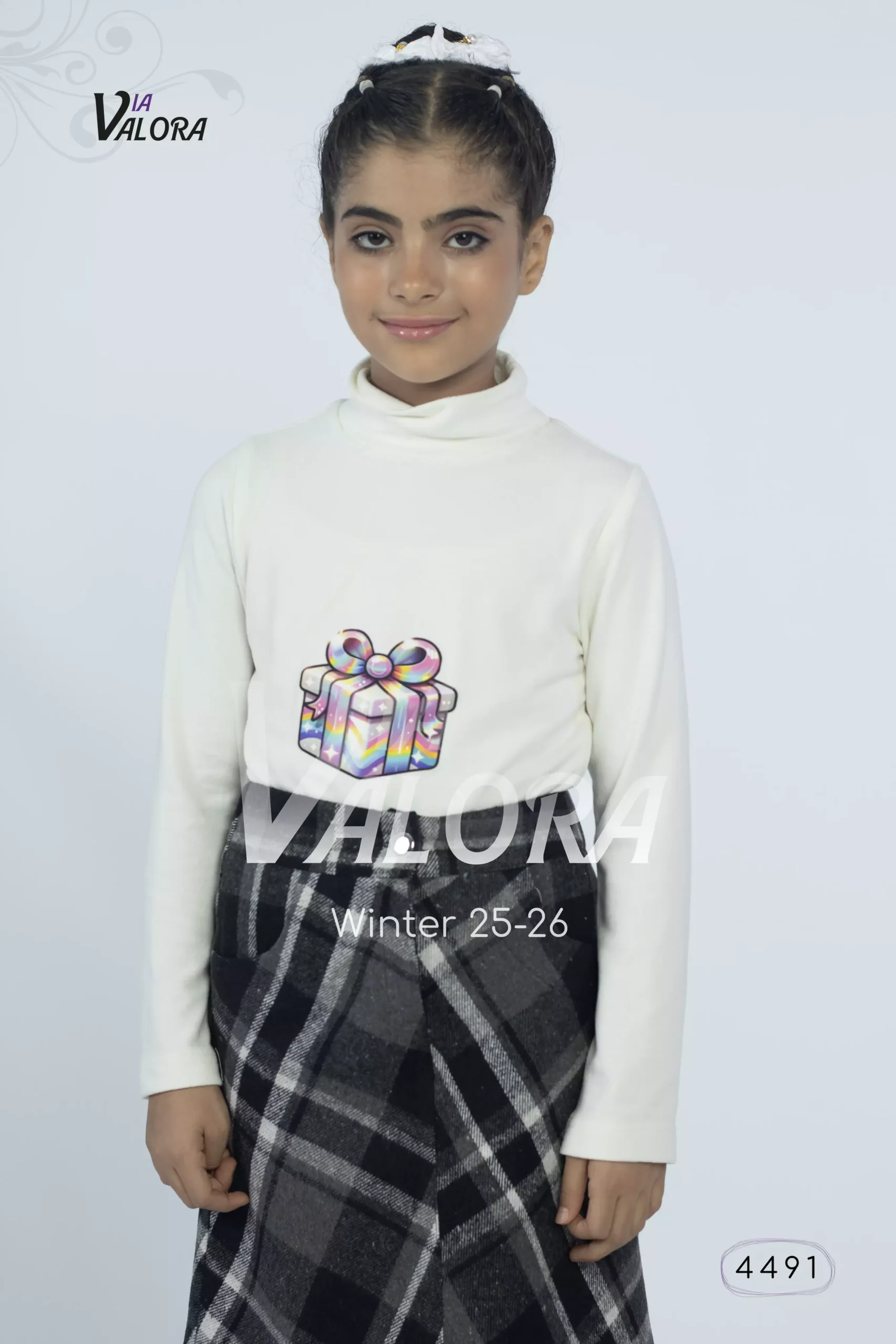 ⁦طقم بناتي 3 قطع – جوخ – طول 80 سم - 4491⁩ - الصورة ⁦10⁩