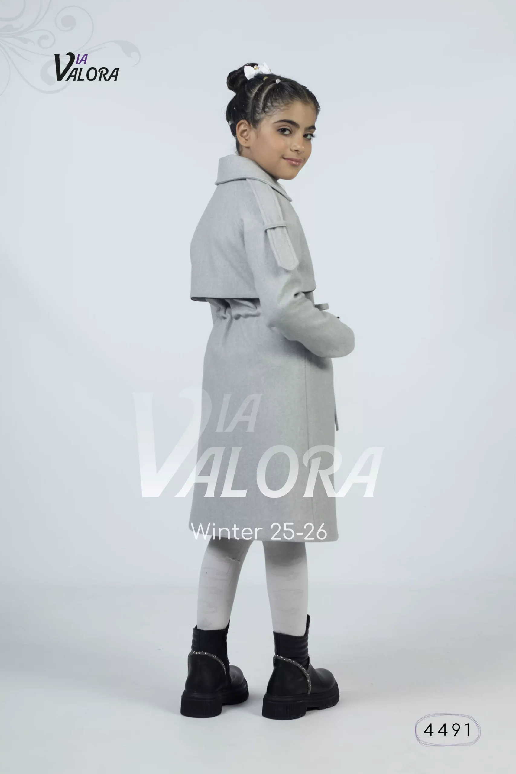 ⁦طقم بناتي 3 قطع – جوخ – طول 80 سم - 4491⁩ - الصورة ⁦3⁩