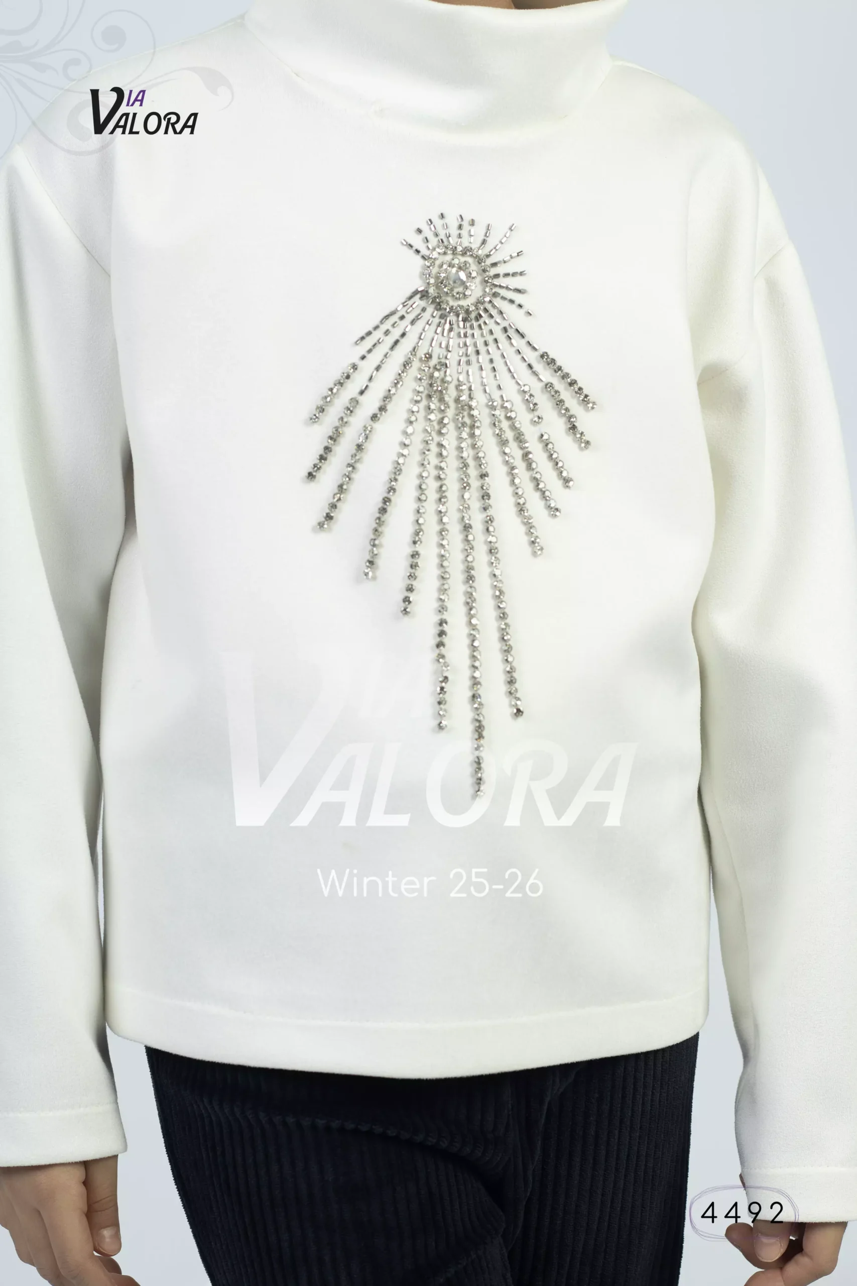 ⁦طقم بناتي 3 قطع – جوخ – طول 80 سم - 4492⁩ - الصورة ⁦8⁩