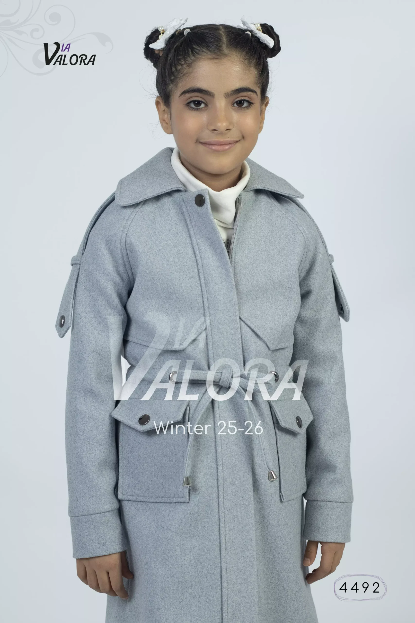 ⁦طقم بناتي 3 قطع – جوخ – طول 80 سم - 4492⁩ - الصورة ⁦10⁩